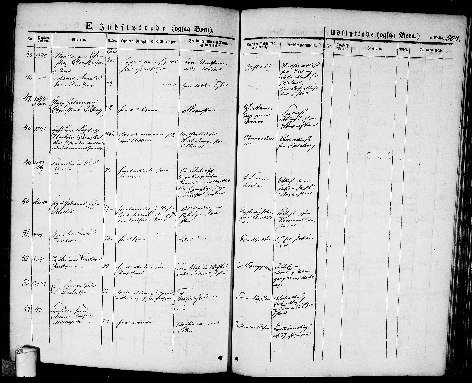 Halden prestekontor Kirkebøker, AV/SAO-A-10909/F/Fa/L0005: Parish register (official) no. I 5, 1834-1845, p. 508