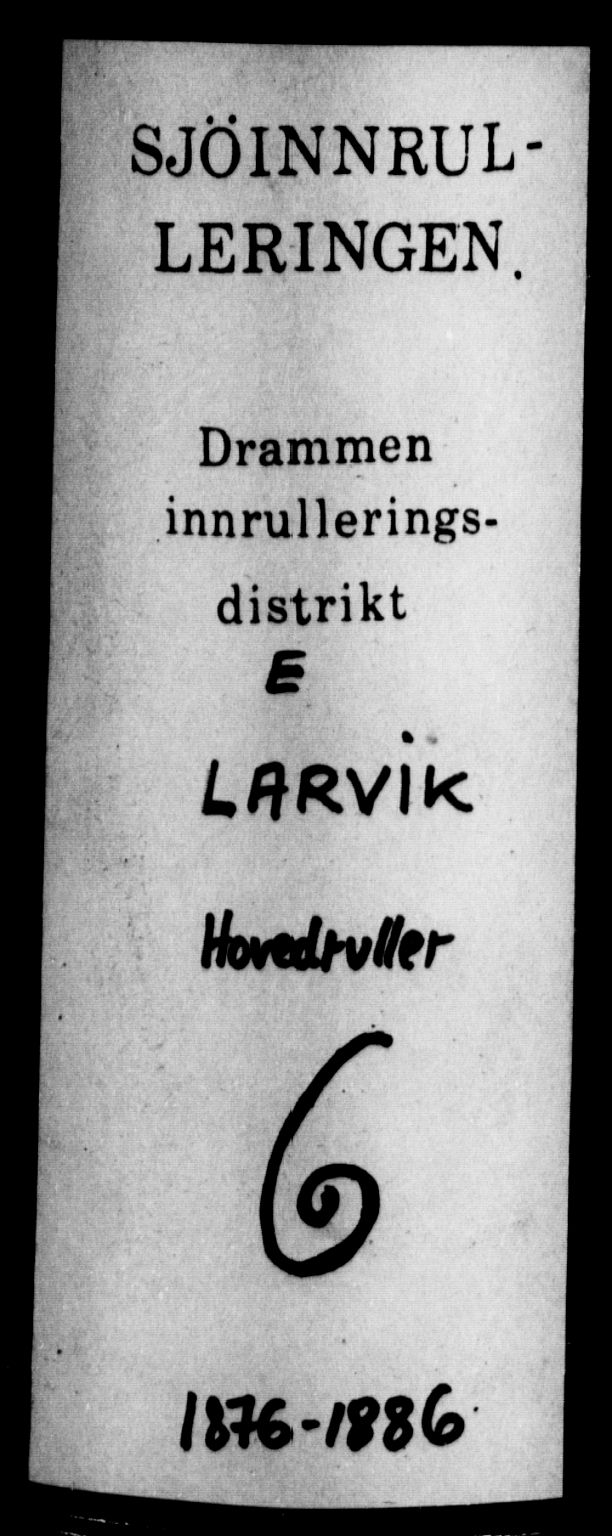 Larvik innrulleringskontor, SAKO/A-787/F/Fc/L0008: Hovedrulle, 1876-1886, p. 1