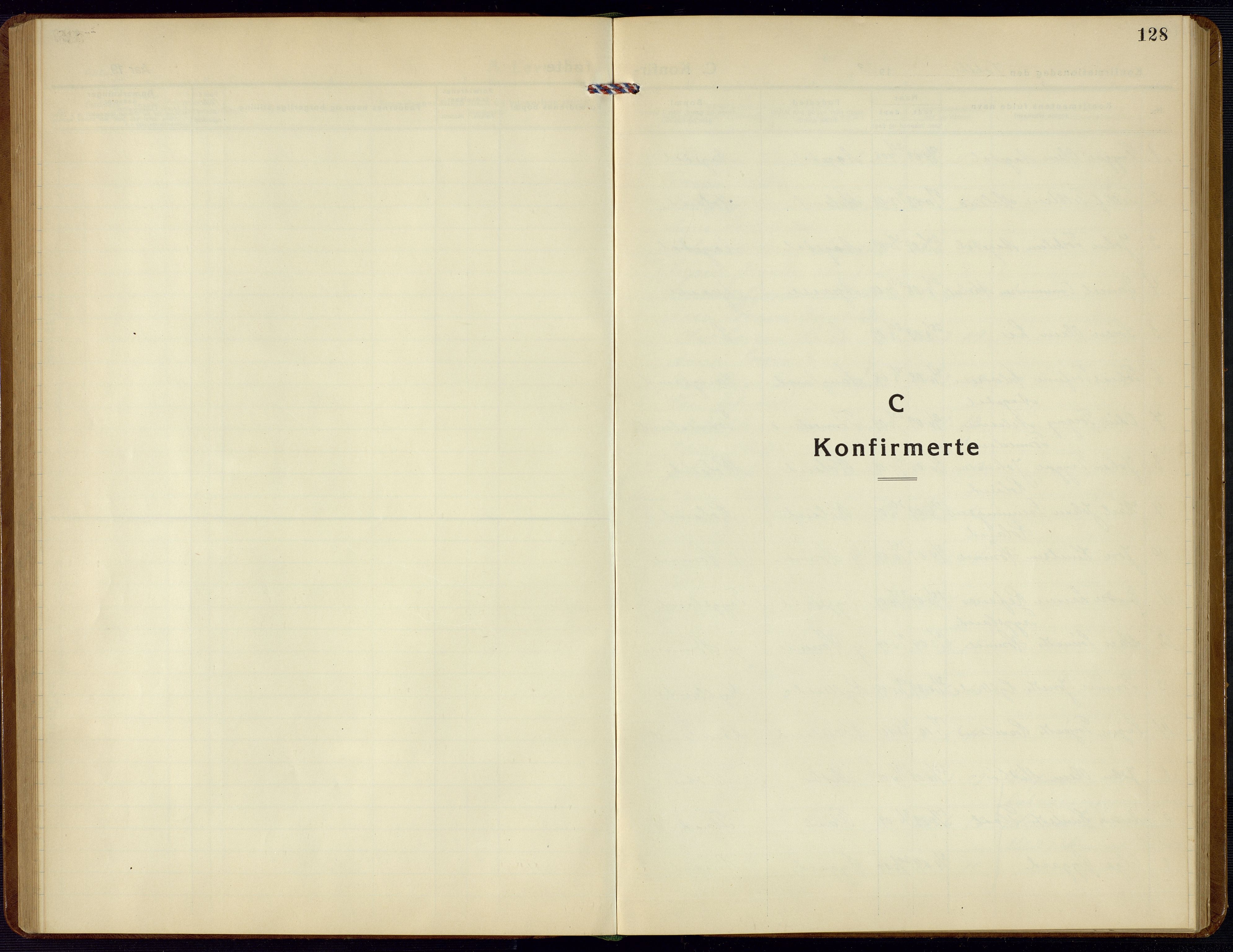 Bjelland sokneprestkontor, SAK/1111-0005/F/Fb/Fba/L0006: Parish register (copy) no. B 6, 1923-1956, p. 128
