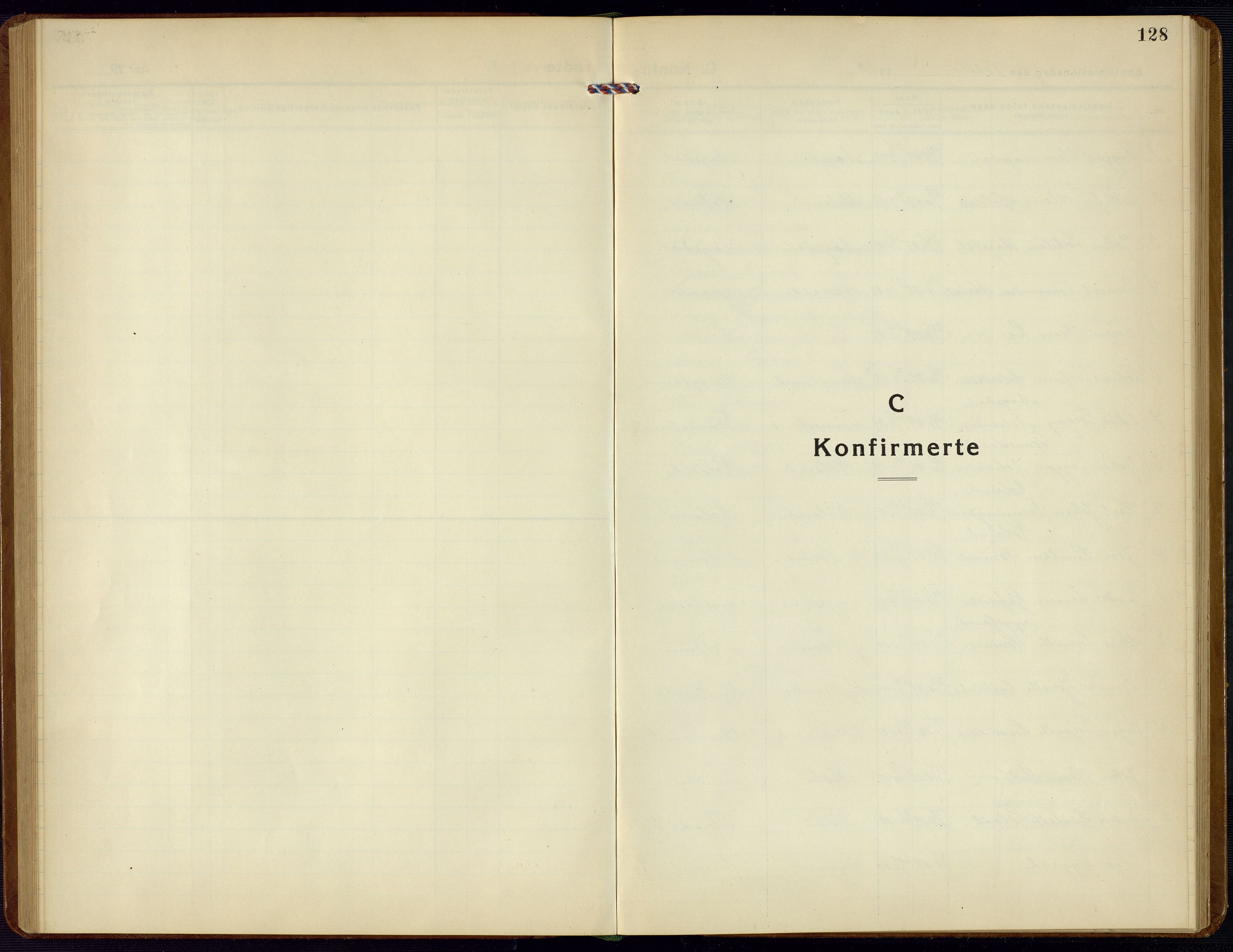 Bjelland sokneprestkontor, AV/SAK-1111-0005/F/Fb/Fba/L0006: Parish register (copy) no. B 6, 1923-1956, p. 128