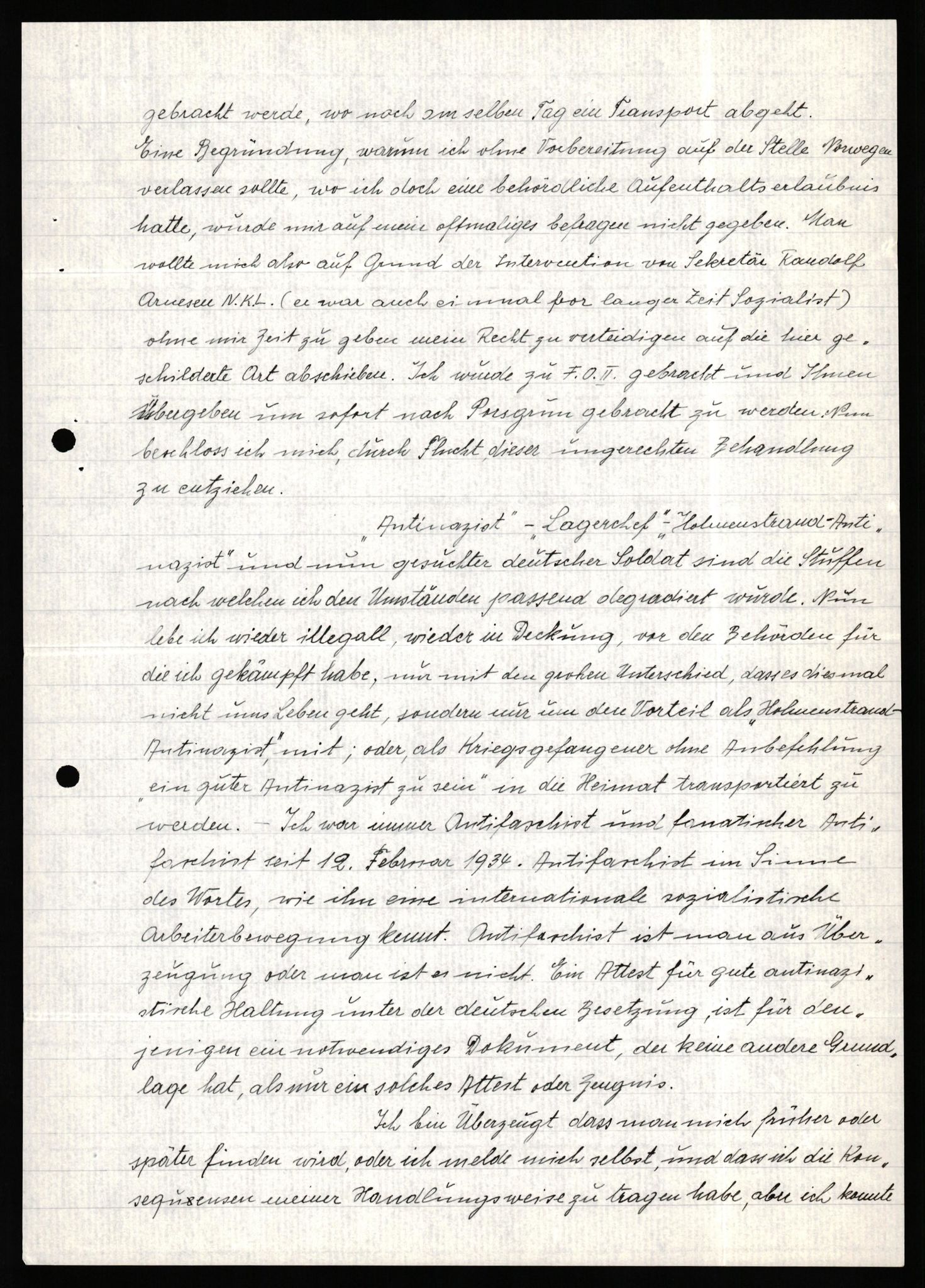 Forsvaret, Forsvarets overkommando II, AV/RA-RAFA-3915/D/Db/L0038: CI Questionaires. Tyske okkupasjonsstyrker i Norge. Østerrikere., 1945-1946, p. 211