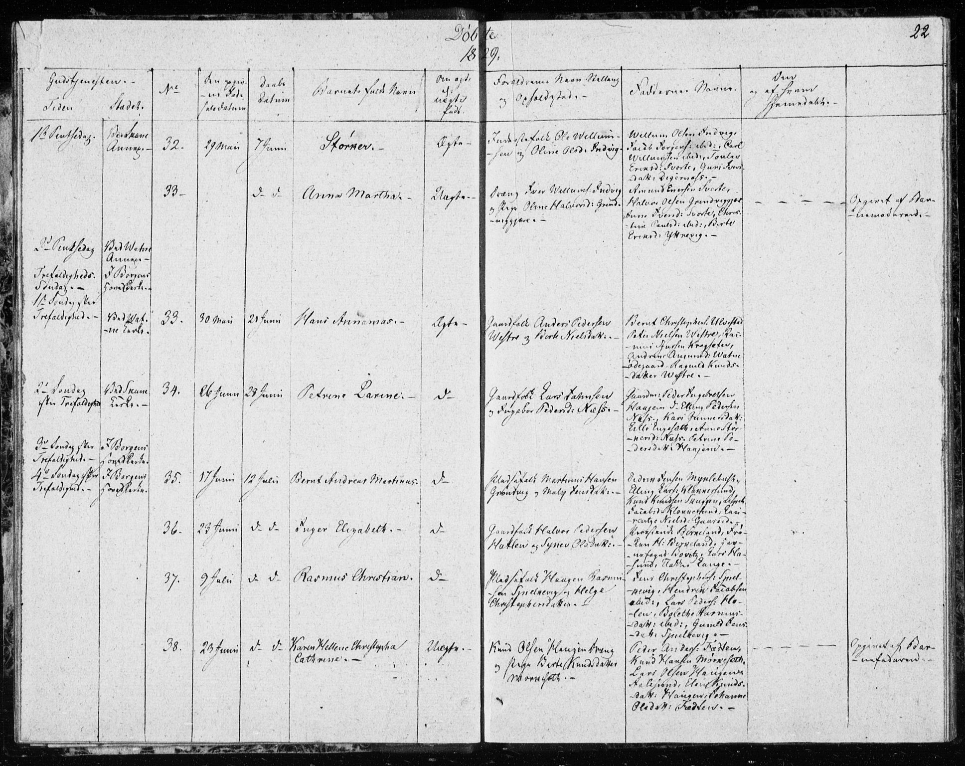 Ministerialprotokoller, klokkerbøker og fødselsregistre - Møre og Romsdal, AV/SAT-A-1454/528/L0413: Curate's parish register no. 528B01, 1828-1832, p. 22