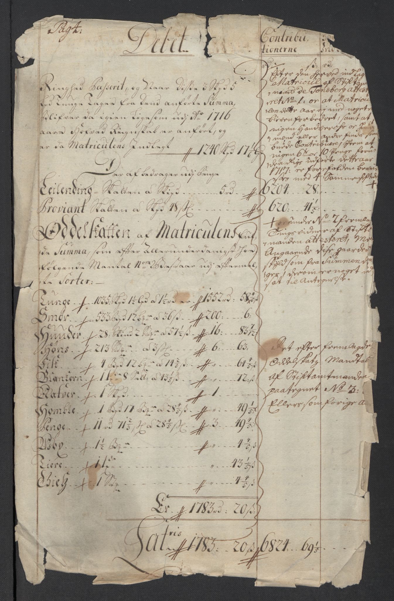 Rentekammeret inntil 1814, Reviderte regnskaper, Fogderegnskap, RA/EA-4092/R12/L0726: Fogderegnskap Øvre Romerike, 1717, p. 5