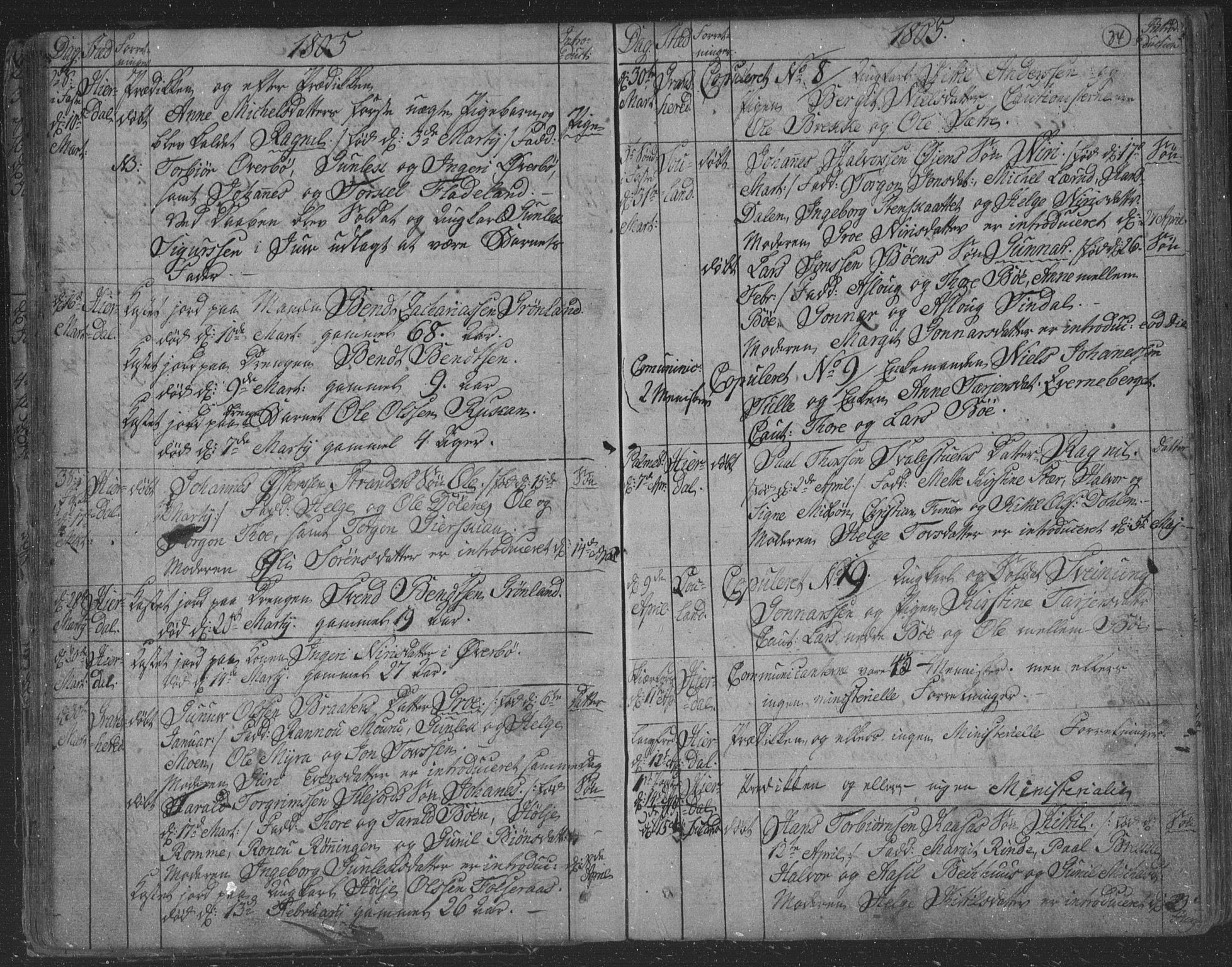 Hjartdal kirkebøker, AV/SAKO-A-270/F/Fa/L0006: Parish register (official) no. I 6, 1801-1814, p. 34