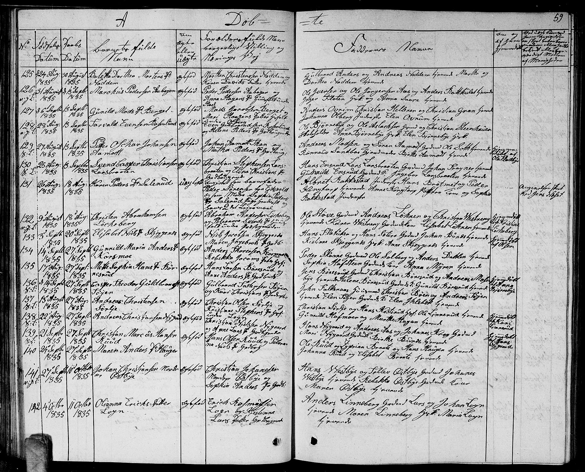 Høland prestekontor Kirkebøker, SAO/A-10346a/G/Ga/L0002: Parish register (copy) no. I 2, 1827-1845, p. 59