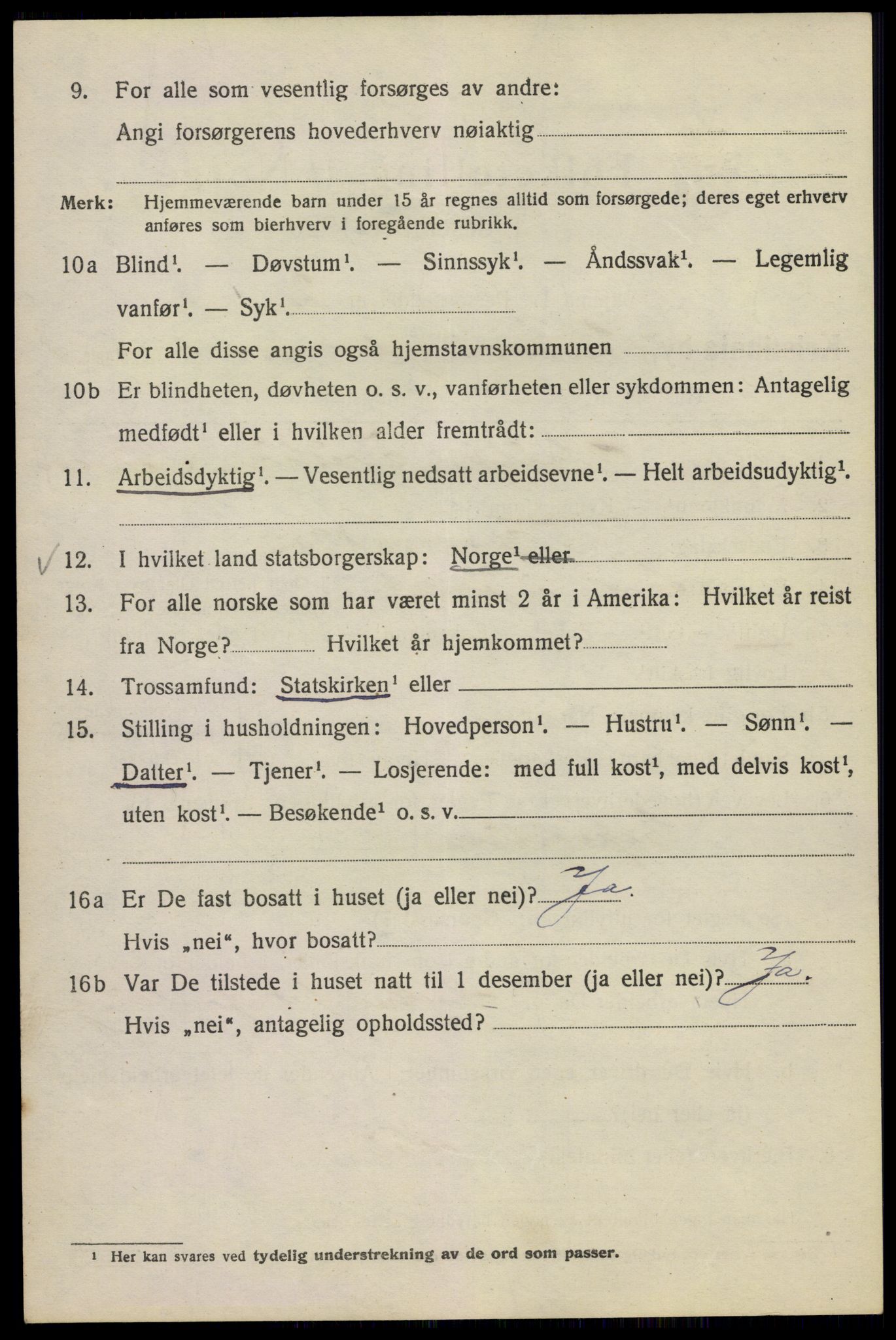 SAO, 1920 census for Kristiania, 1920, p. 561318