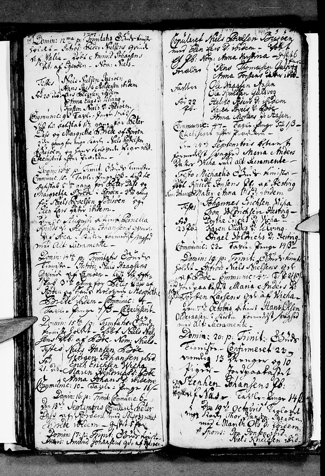 Ministerialprotokoller, klokkerbøker og fødselsregistre - Nordland, SAT/A-1459/816/L0237: Parish register (official) no. 816A03, 1757-1776, p. 147-148