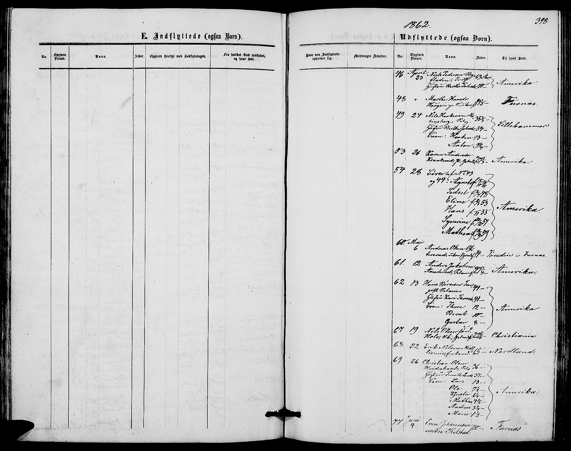 Ringsaker prestekontor, AV/SAH-PREST-014/L/La/L0007: Parish register (copy) no. 7, 1861-1869, p. 398