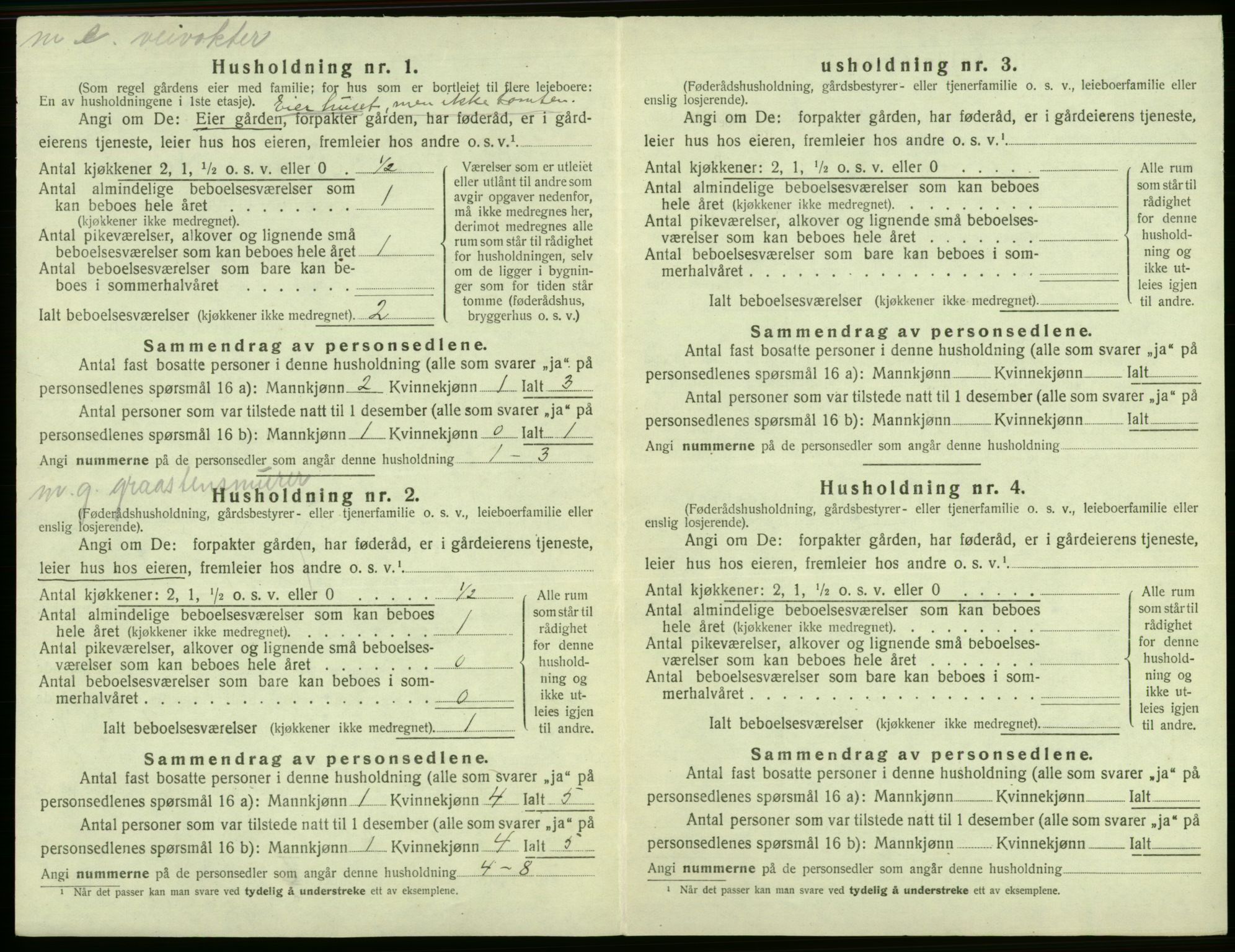 SAB, 1920 census for Fana, 1920, p. 200