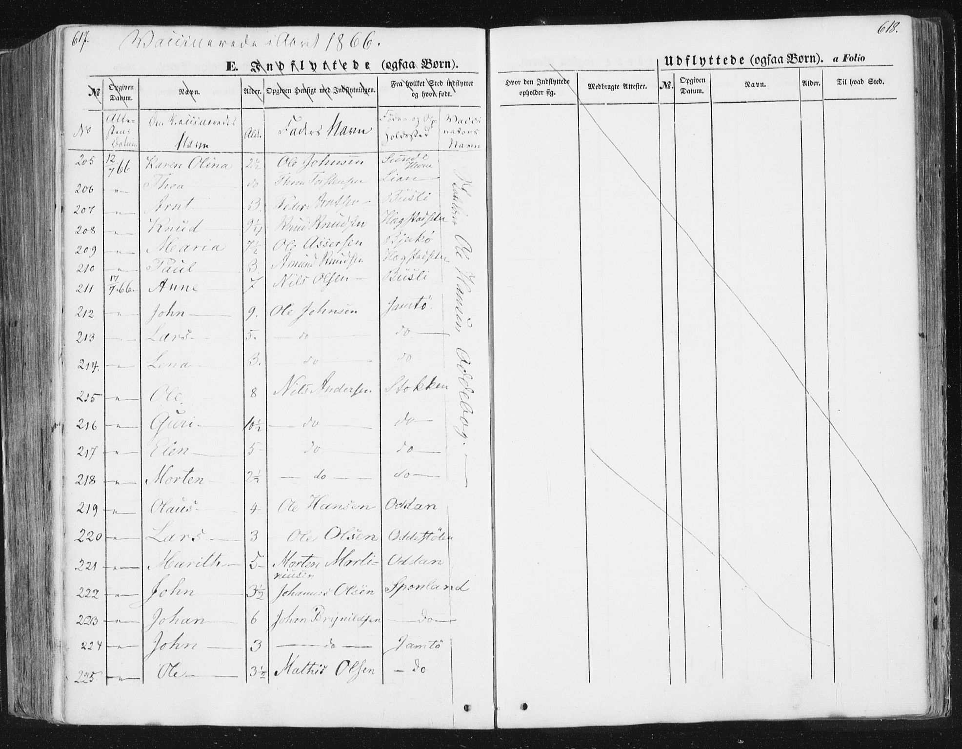 Ministerialprotokoller, klokkerbøker og fødselsregistre - Sør-Trøndelag, SAT/A-1456/630/L0494: Parish register (official) no. 630A07, 1852-1868, p. 617-618