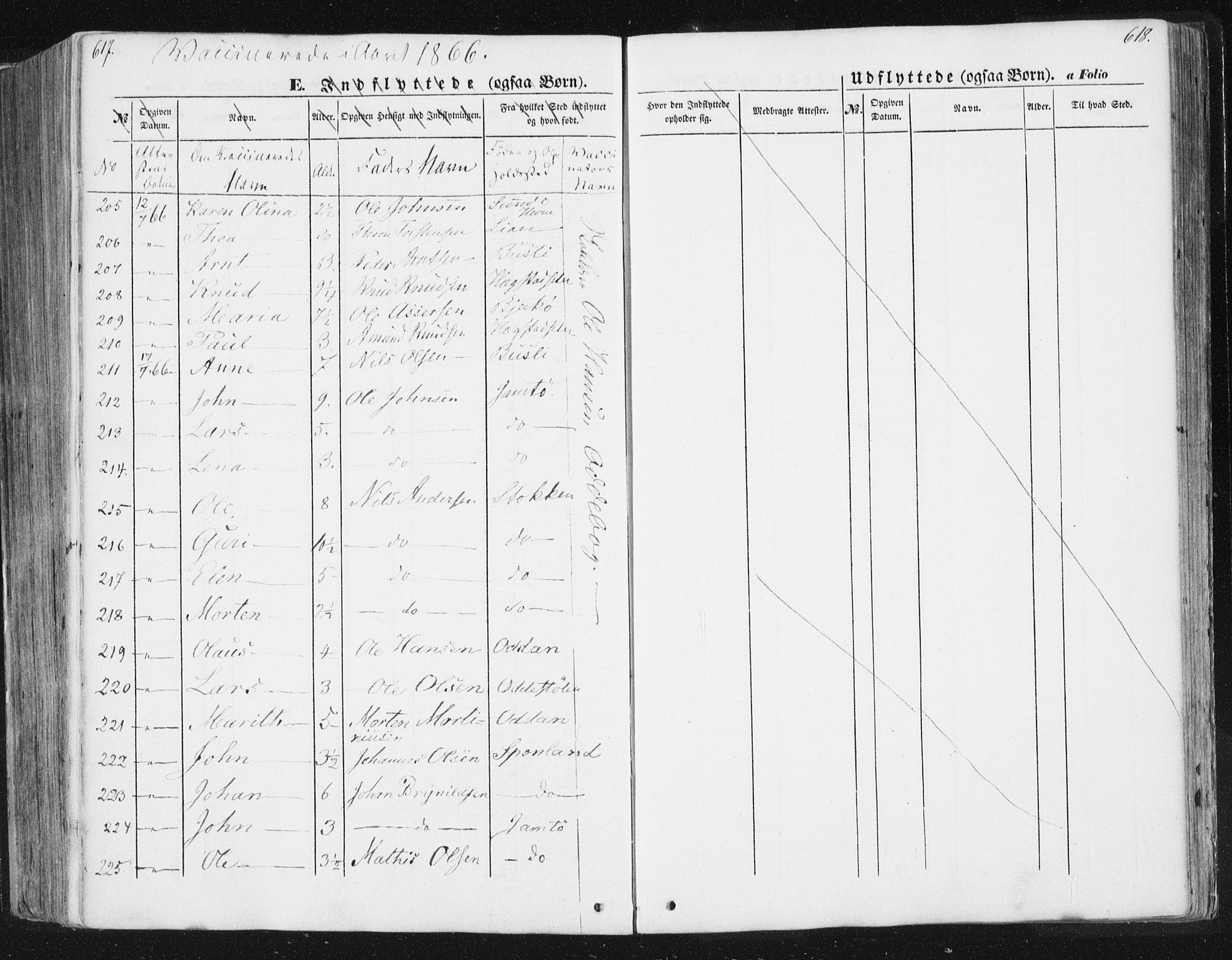 Ministerialprotokoller, klokkerbøker og fødselsregistre - Sør-Trøndelag, AV/SAT-A-1456/630/L0494: Parish register (official) no. 630A07, 1852-1868, p. 617-618