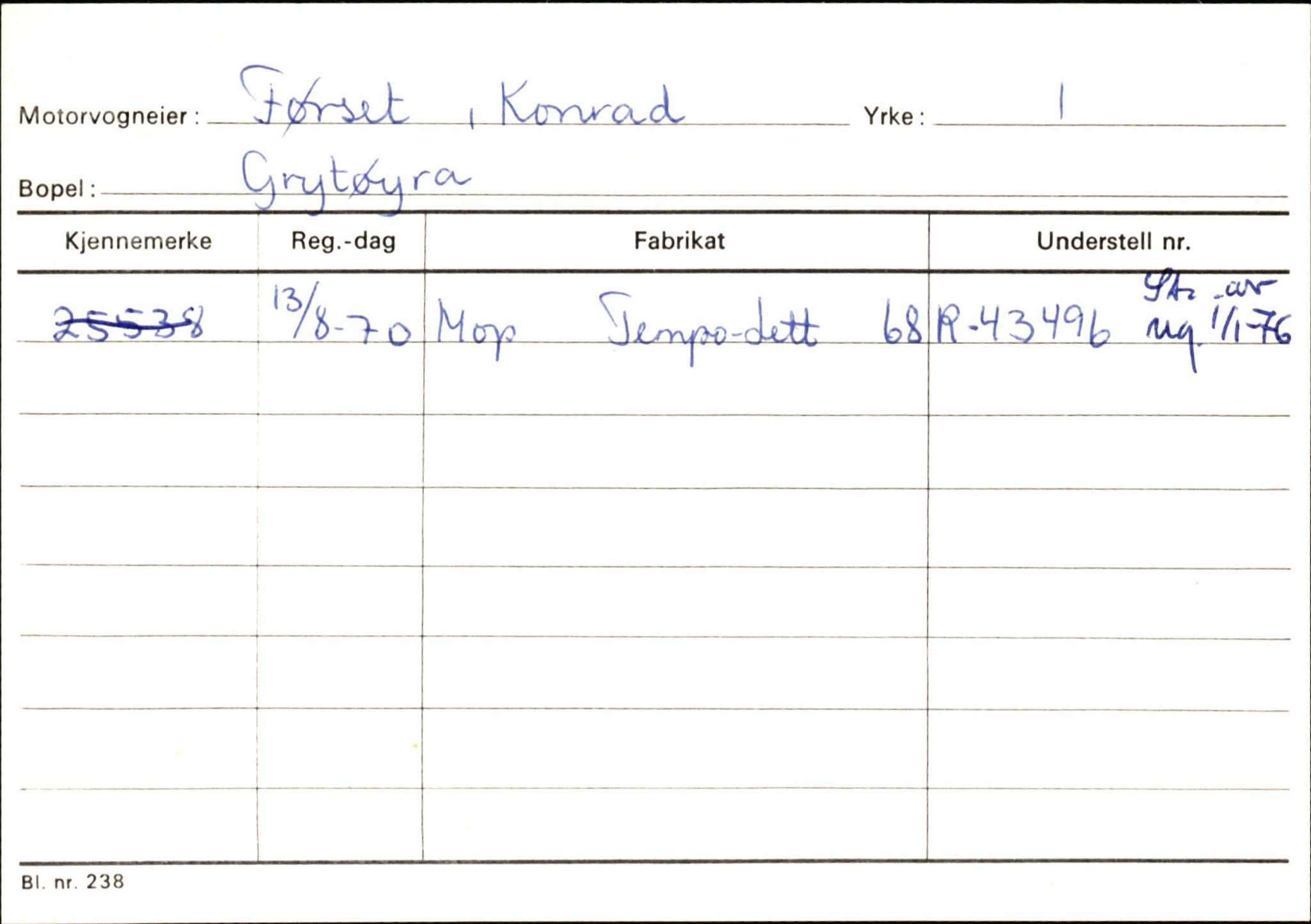 Statens vegvesen, Sogn og Fjordane vegkontor, AV/SAB-A-5301/4/F/L0132: Eigarregister Askvoll A-Å. Balestrand A-Å, 1945-1975, p. 353