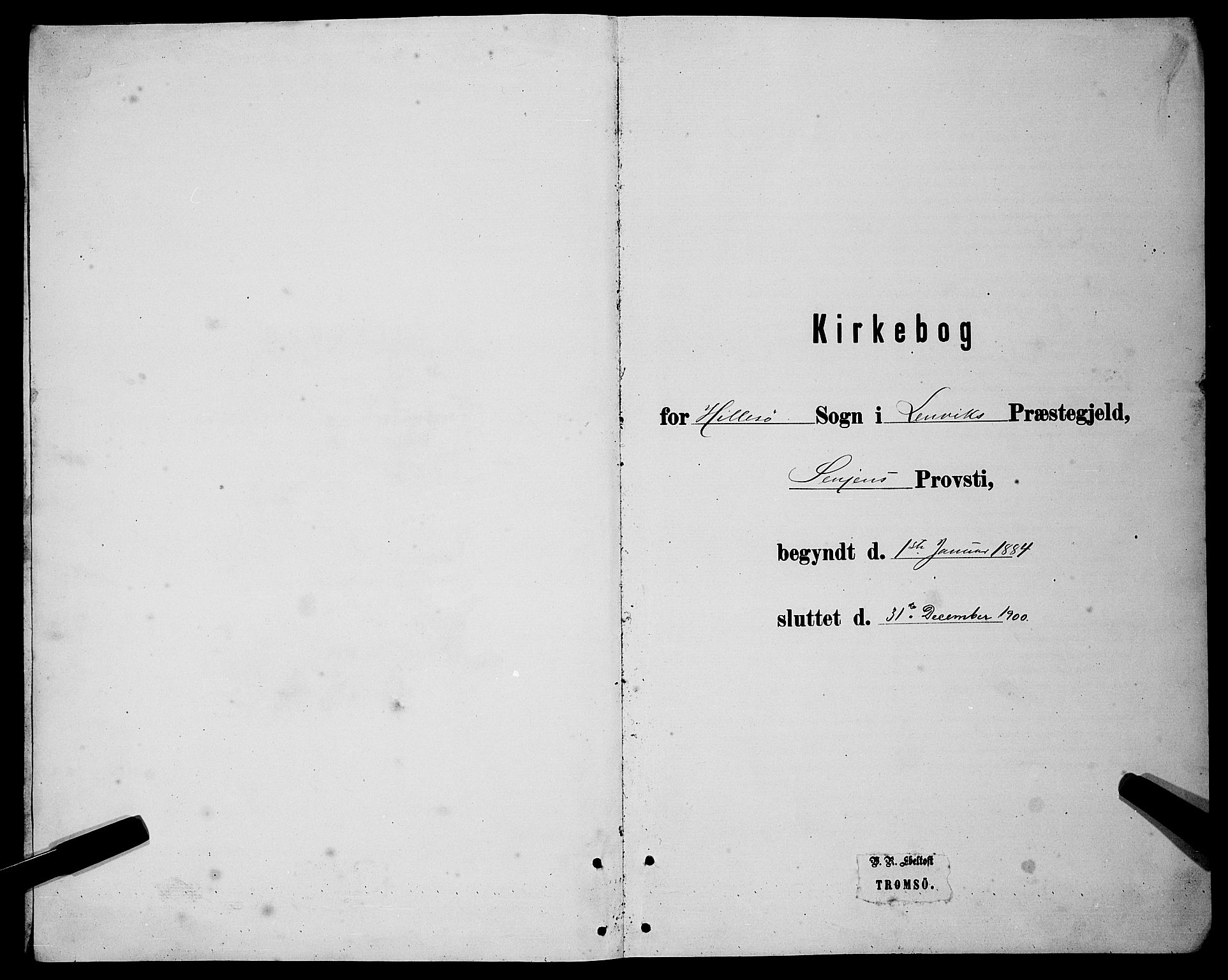 Lenvik sokneprestembete, SATØ/S-1310/H/Ha/Hab/L0021klokker: Parish register (copy) no. 21, 1884-1900