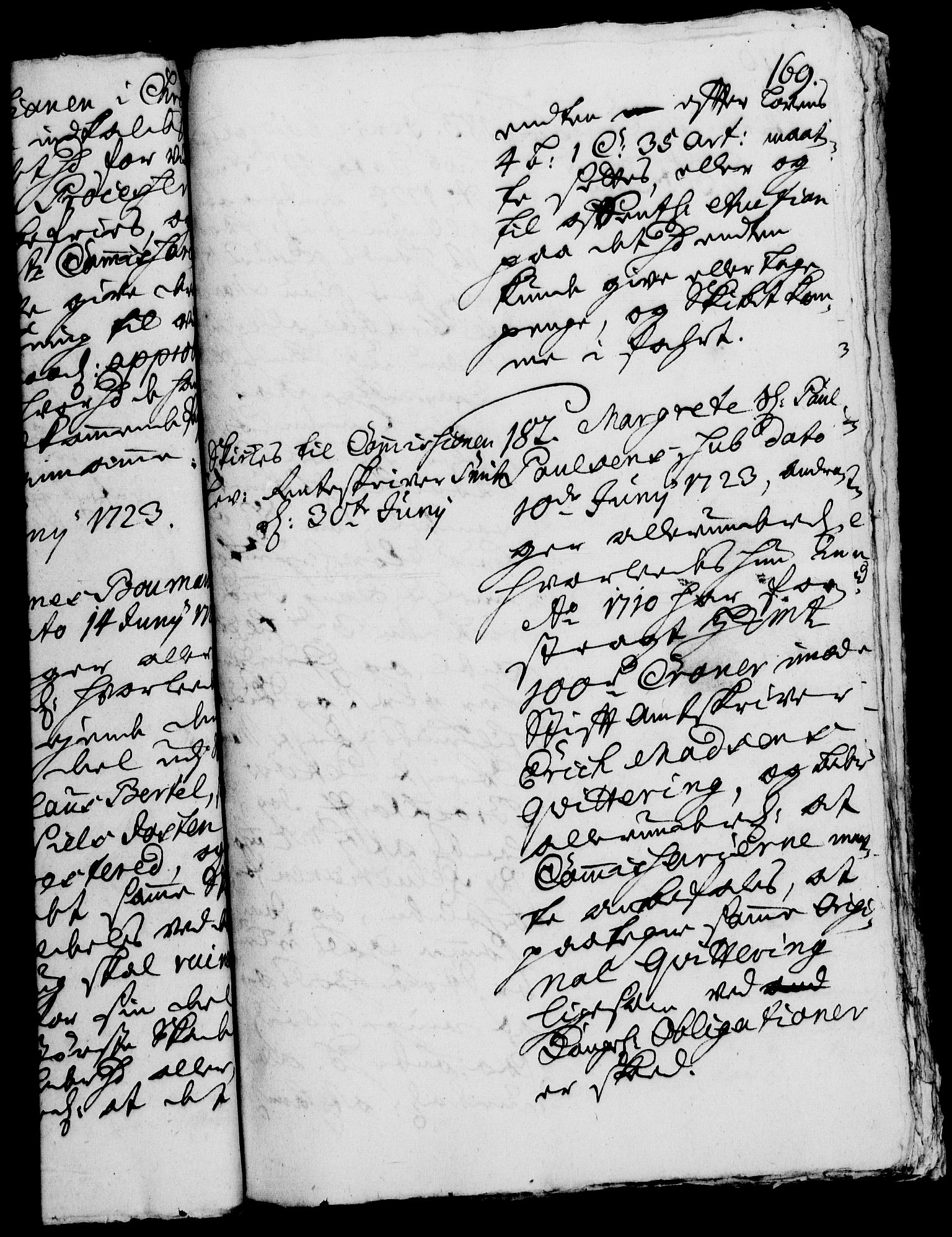 Rentekammeret, Kammerkanselliet, RA/EA-3111/G/Gh/Gha/L0006: Norsk ekstraktmemorialprotokoll (merket RK 53.51), 1723-1724, p. 169