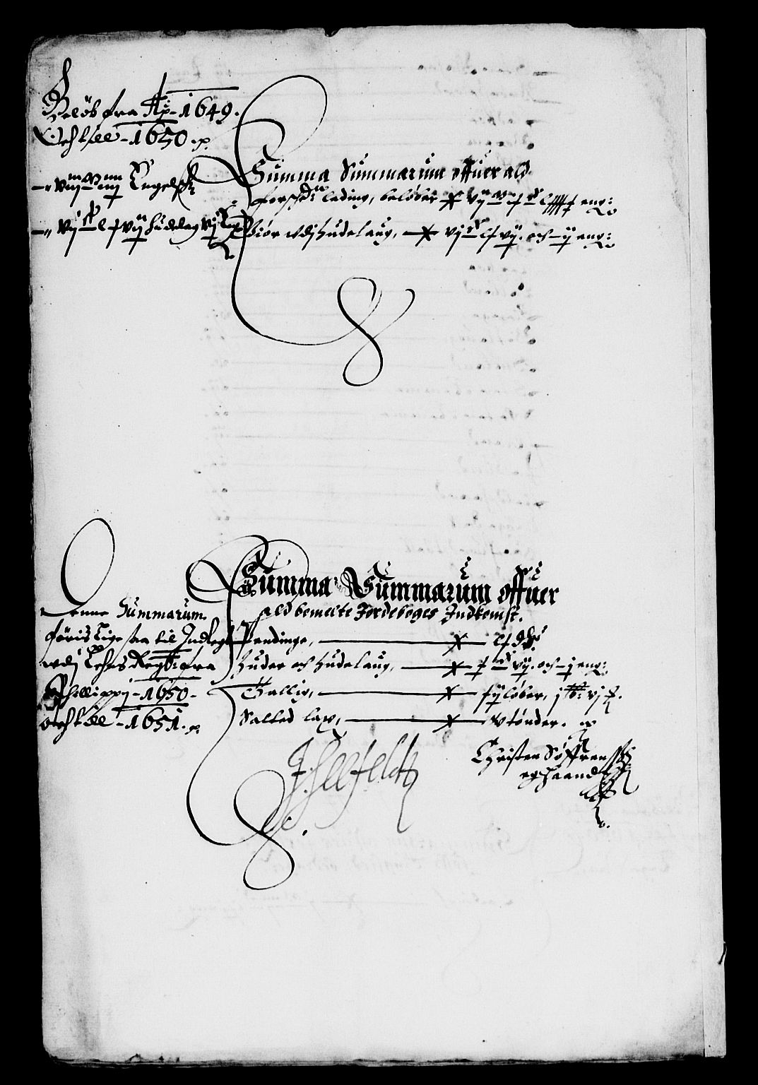 Rentekammeret inntil 1814, Reviderte regnskaper, Lensregnskaper, AV/RA-EA-5023/R/Rb/Rbr/L0018: Lista len, 1648-1651