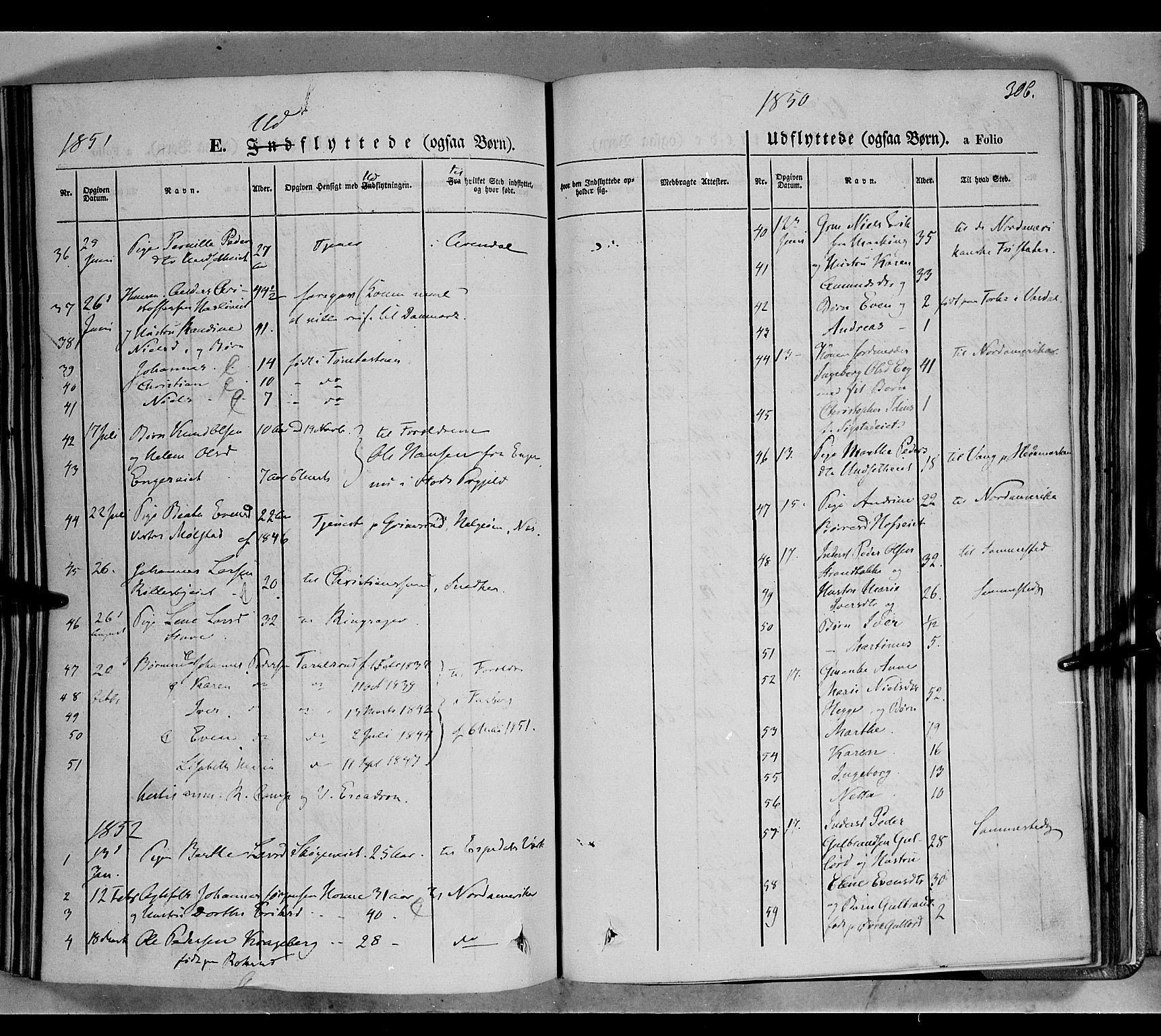 Biri prestekontor, SAH/PREST-096/H/Ha/Haa/L0005: Parish register (official) no. 5, 1843-1854, p. 306