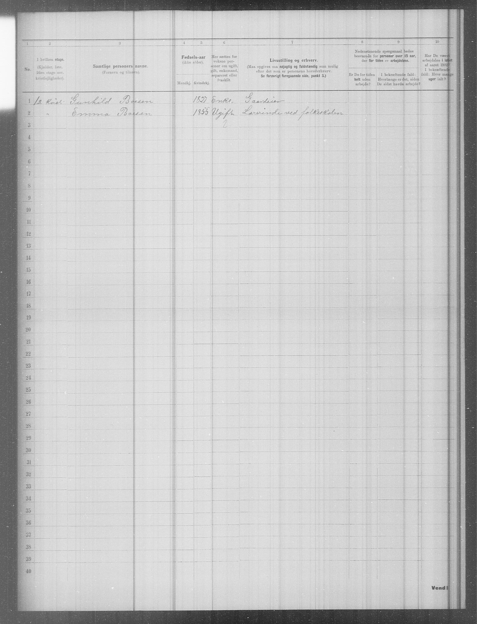 OBA, Municipal Census 1902 for Kristiania, 1902, p. 8187