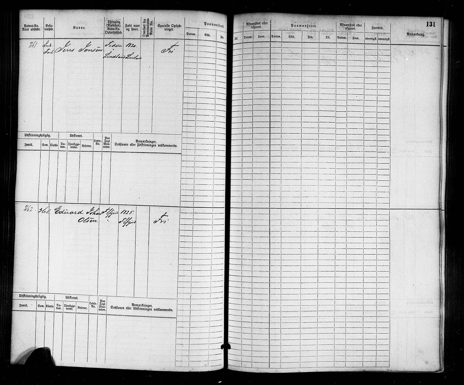 Flekkefjord mønstringskrets, AV/SAK-2031-0018/F/Fb/L0001: Hovedrulle nr 1-764, N-4, 1868-1900, p. 135