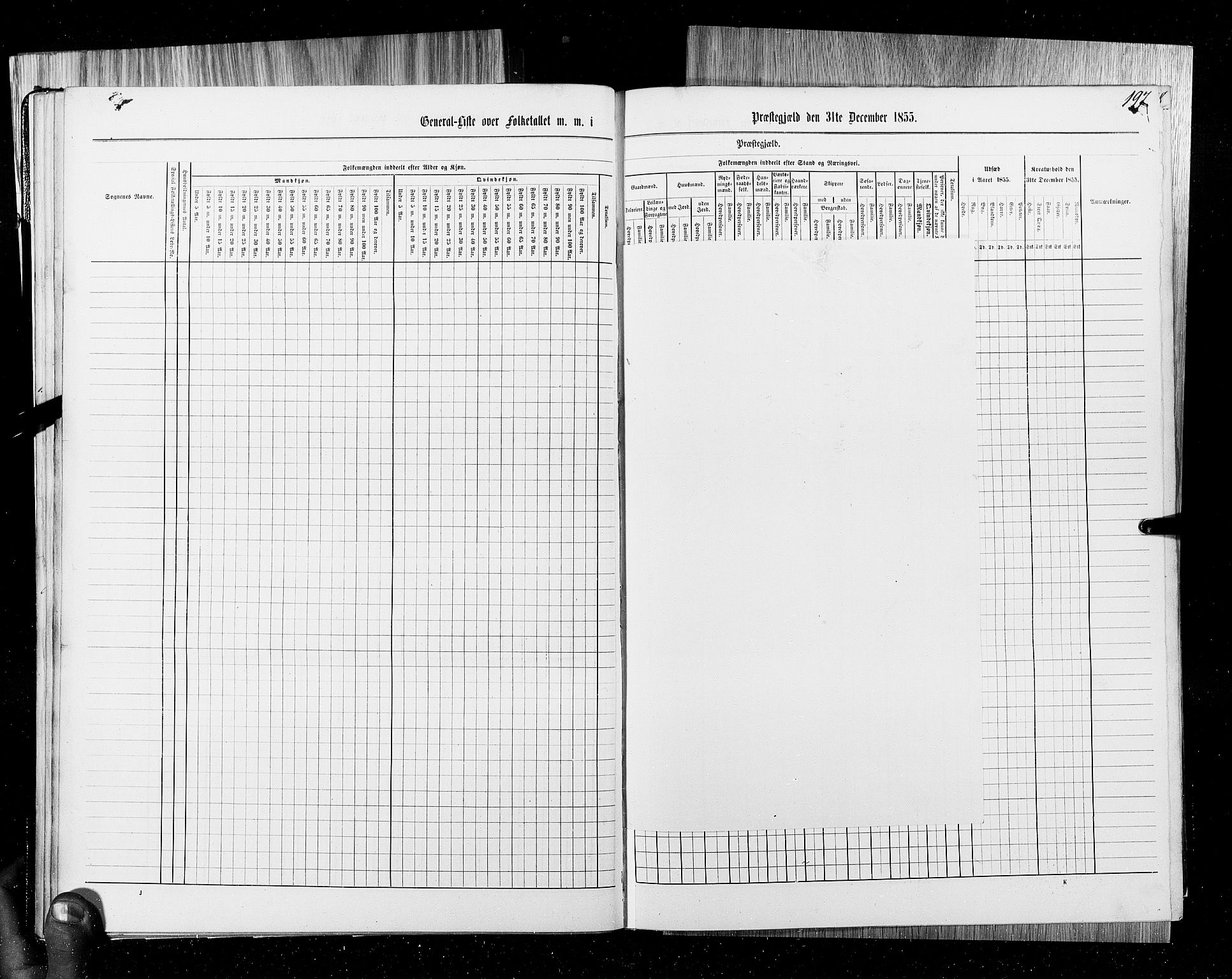 RA, Census 1855, vol. 6B: Nordland amt og Finnmarken amt, 1855, p. 197