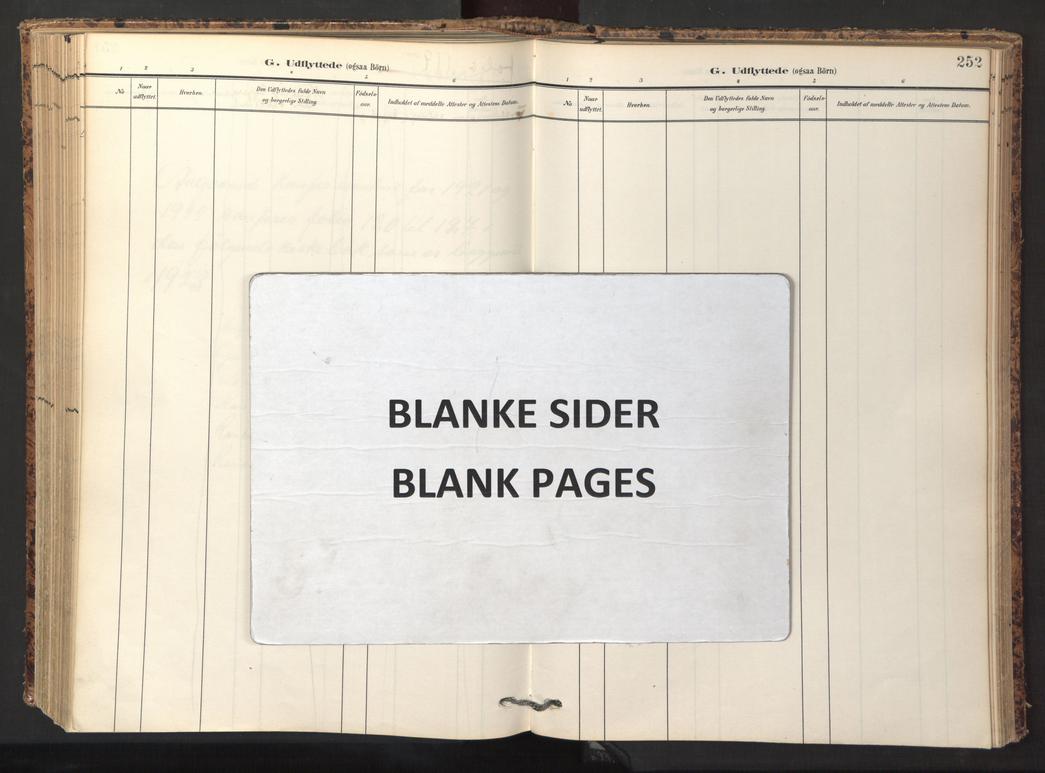 Ministerialprotokoller, klokkerbøker og fødselsregistre - Sør-Trøndelag, AV/SAT-A-1456/674/L0873: Parish register (official) no. 674A05, 1908-1923, p. 252