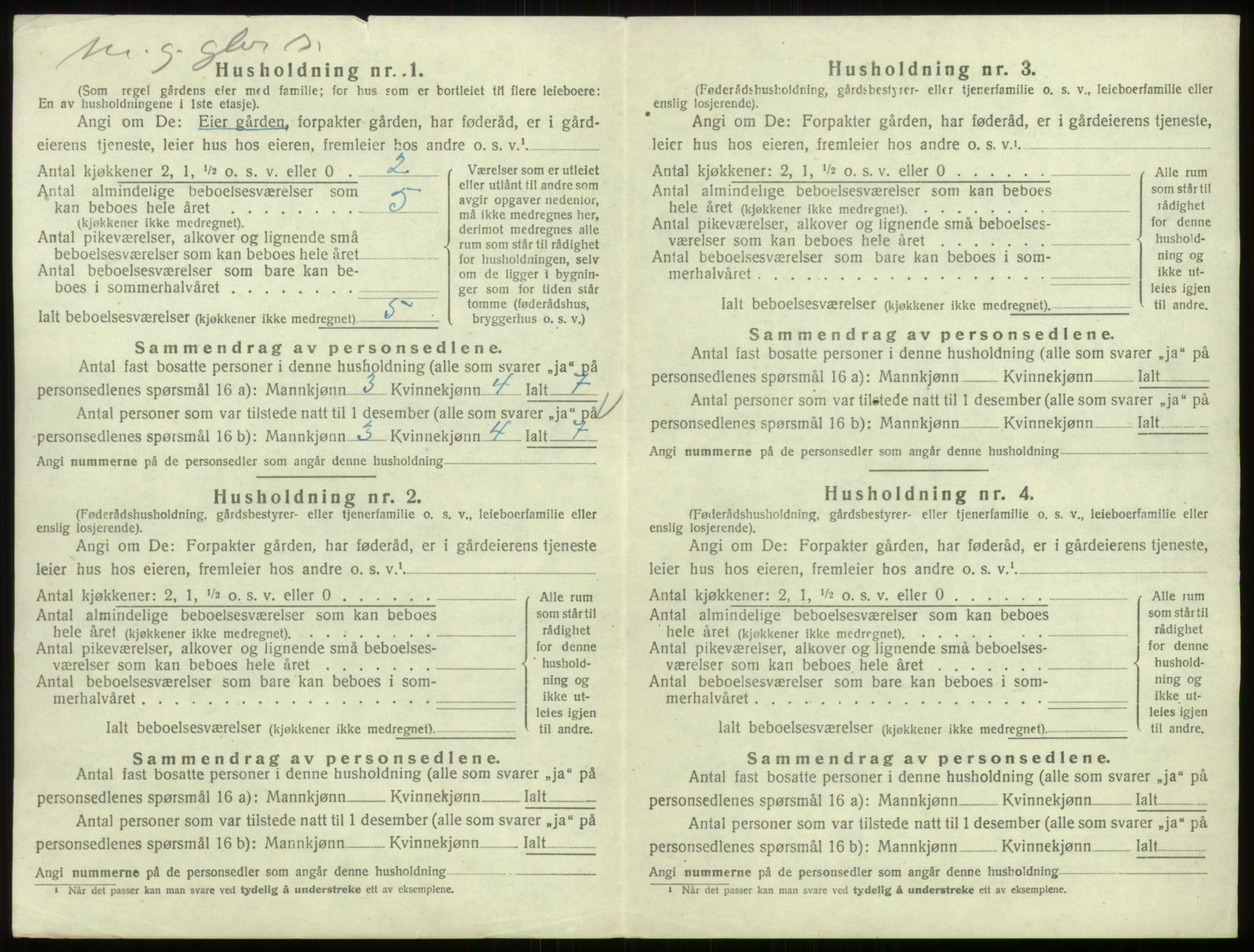 SAO, 1920 census for Berg, 1920, p. 1825