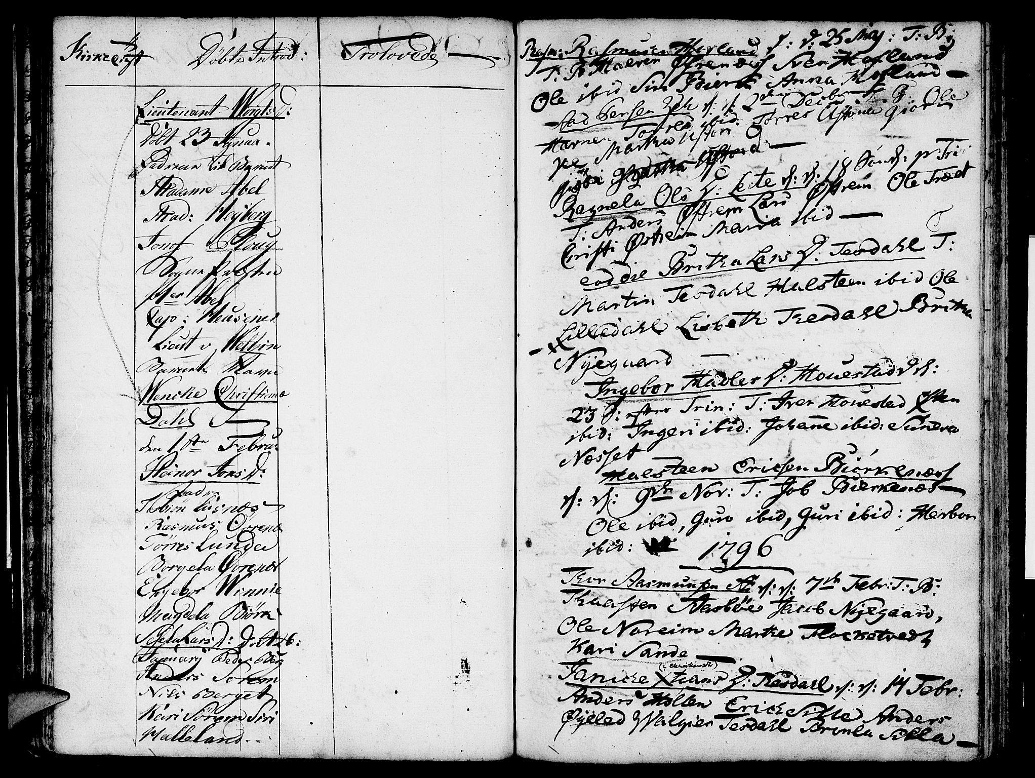 Etne sokneprestembete, SAB/A-75001/H/Haa: Parish register (official) no. A 4, 1782-1807, p. 36