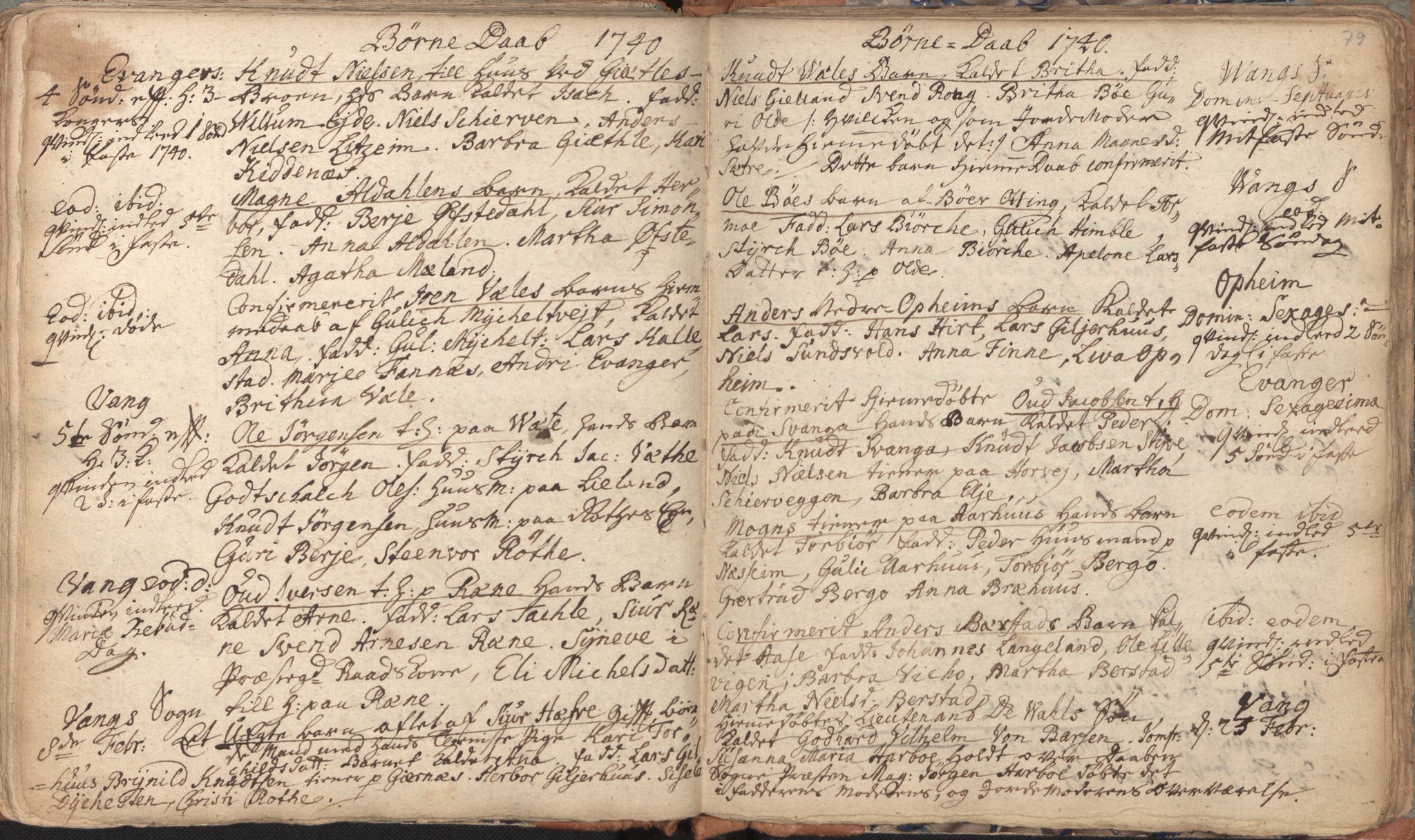 Voss sokneprestembete, SAB/A-79001/H/Haa: Parish register (official) no. A 5, 1736-1743, p. 79