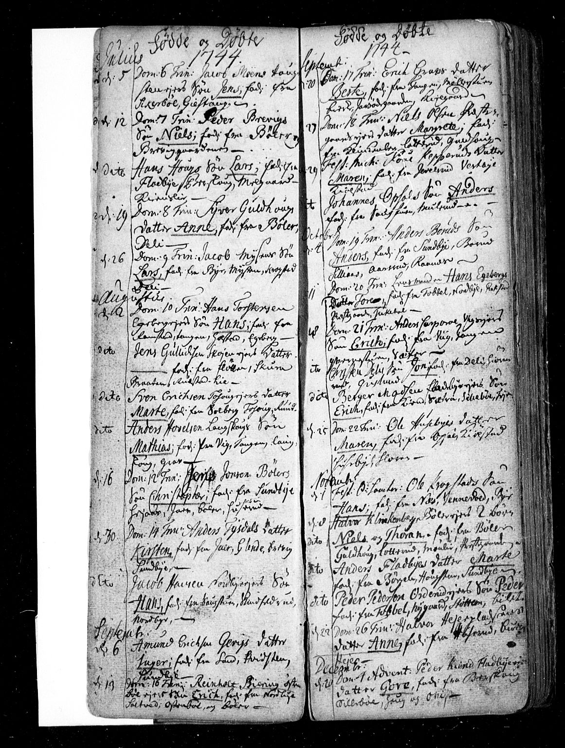 Enebakk prestekontor Kirkebøker, AV/SAO-A-10171c/F/Fa/L0001: Parish register (official) no. I 1, 1719-1754