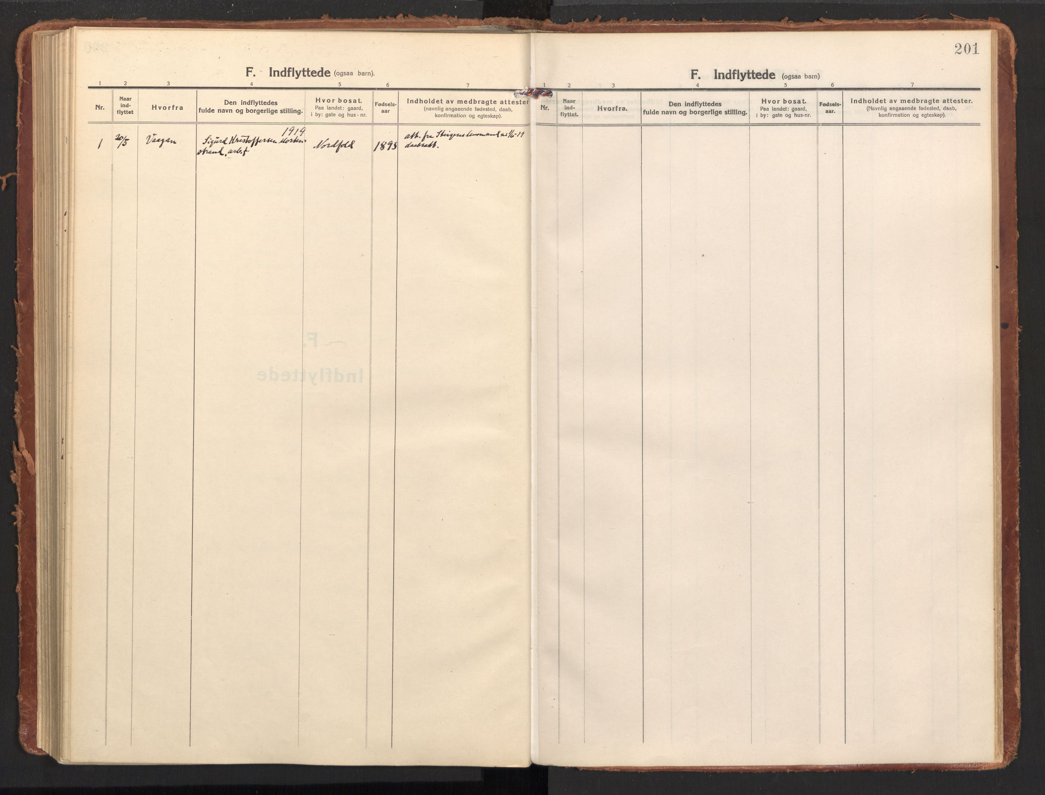 Ministerialprotokoller, klokkerbøker og fødselsregistre - Nordland, AV/SAT-A-1459/858/L0833: Parish register (official) no. 858A03, 1916-1934, p. 201