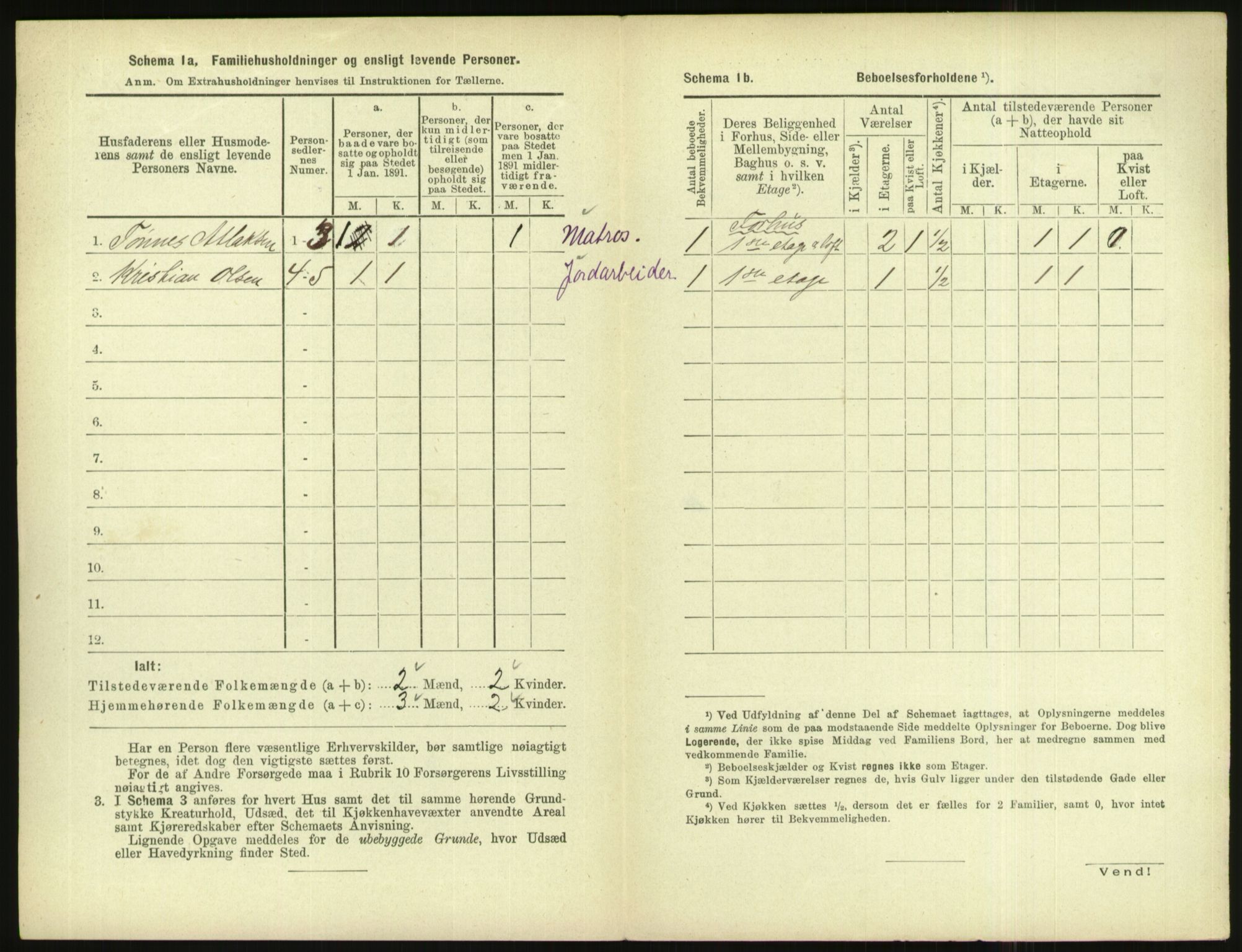 RA, 1891 census for 1004 Flekkefjord, 1891, p. 589