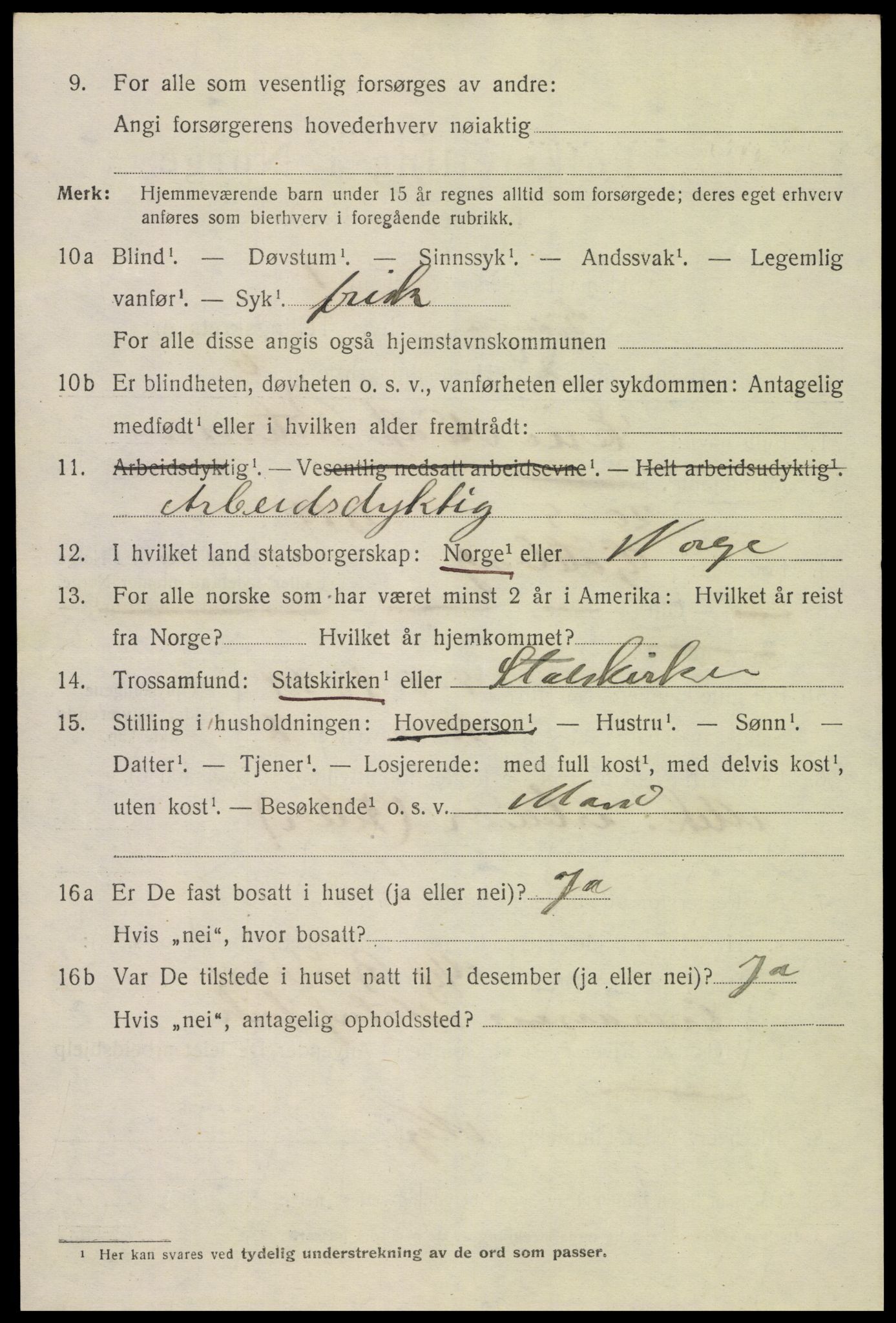 SAH, 1920 census for Gjøvik, 1920, p. 9933