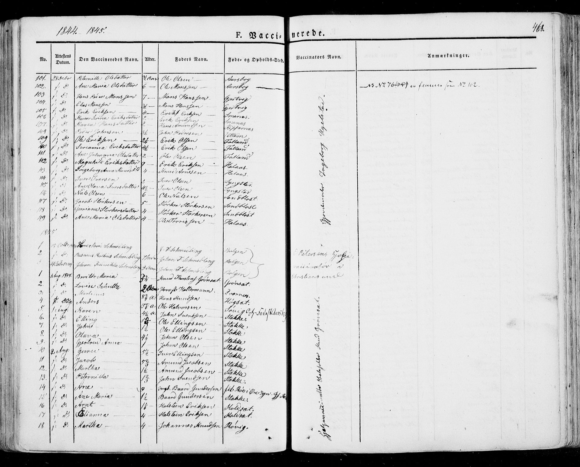 Ministerialprotokoller, klokkerbøker og fødselsregistre - Møre og Romsdal, SAT/A-1454/568/L0803: Parish register (official) no. 568A10, 1830-1853, p. 468