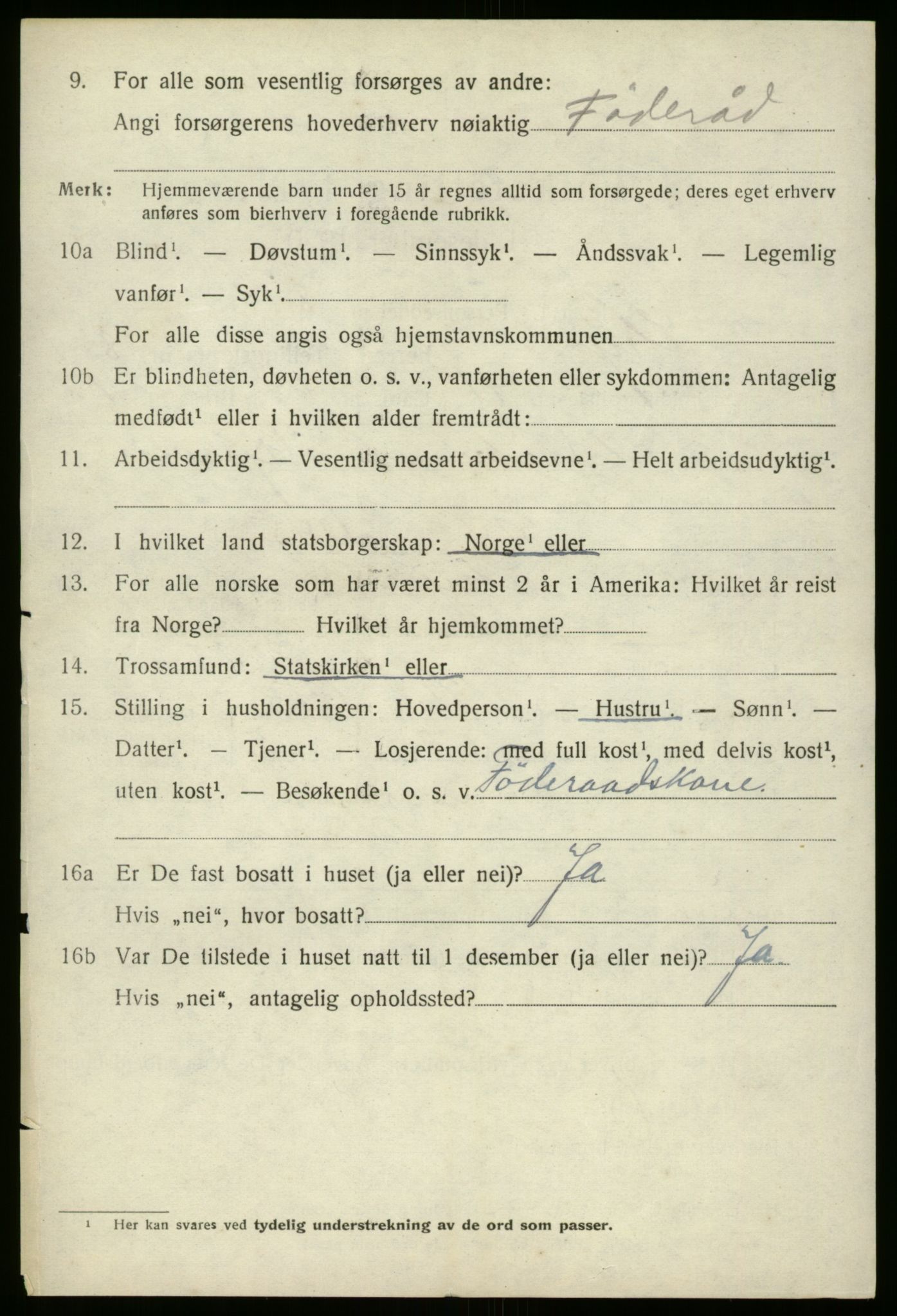 SAB, 1920 census for Stryn, 1920, p. 4165