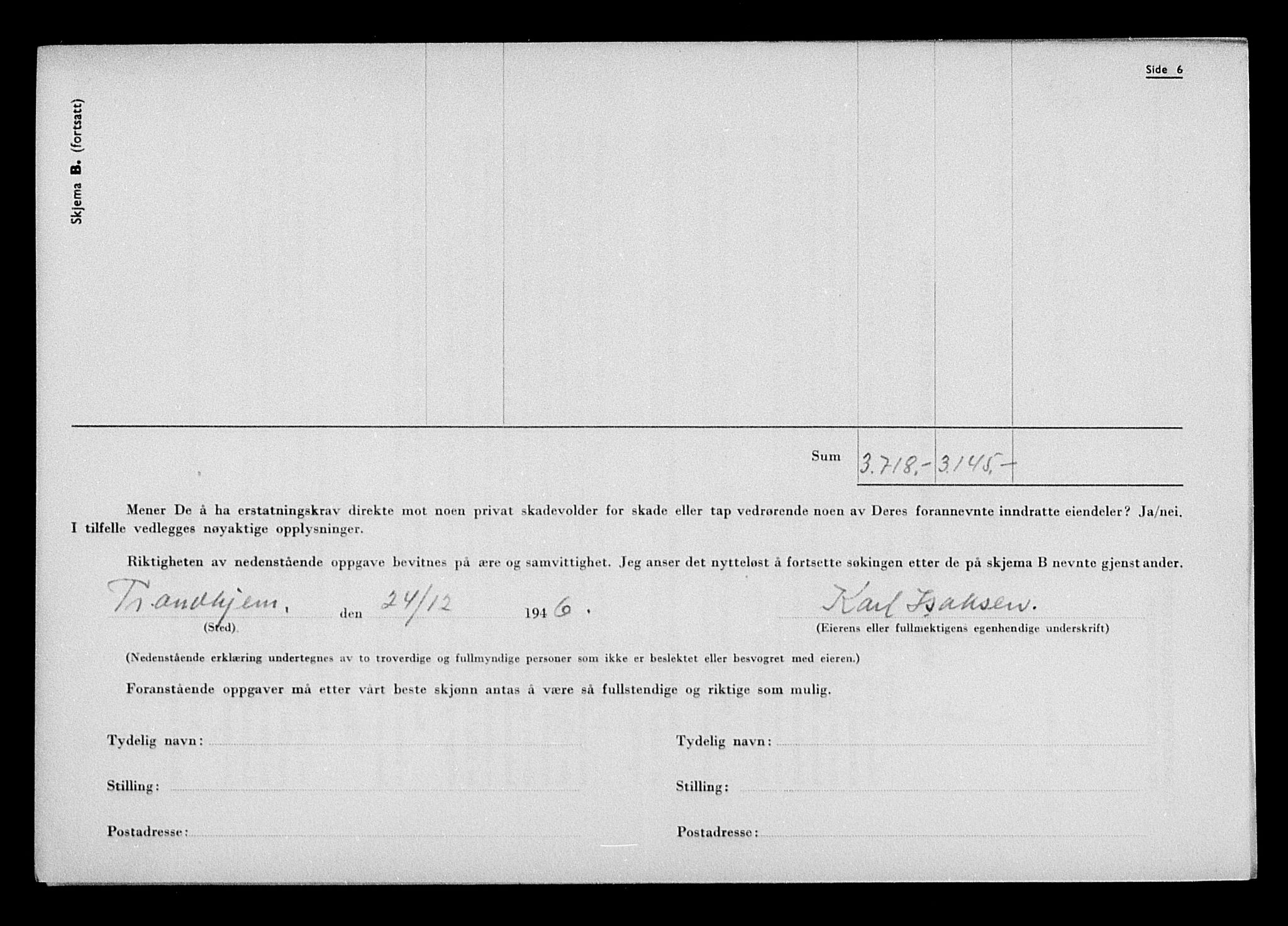 Justisdepartementet, Tilbakeføringskontoret for inndratte formuer, AV/RA-S-1564/H/Hc/Hca/L0898: --, 1945-1947, p. 12