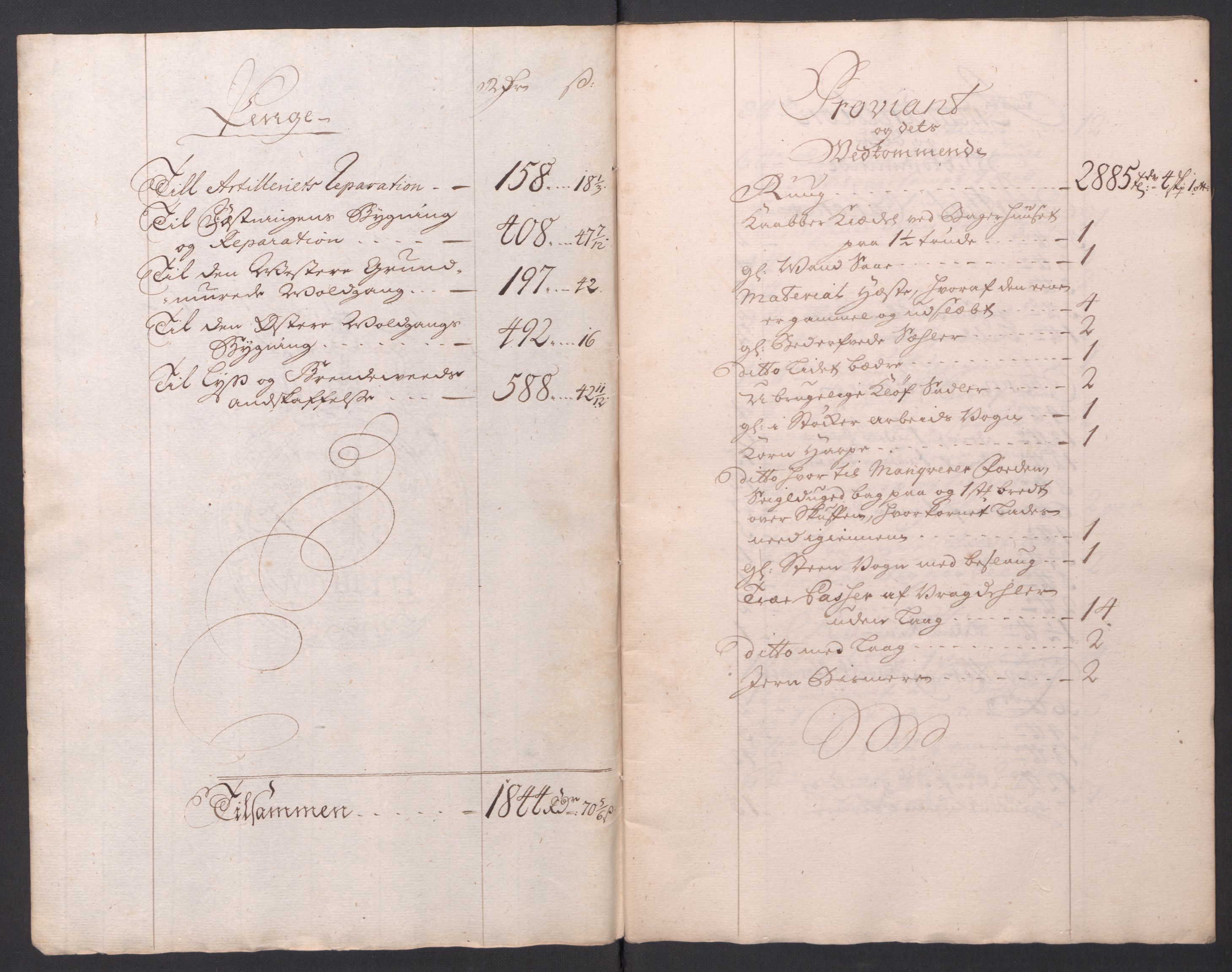 Kommanderende general (KG I) med Det norske krigsdirektorium, AV/RA-EA-5419/D/L0154: Fredriksten festning: Brev, inventarfortegnelser og regnskapsekstrakter, 1730-1739, p. 504