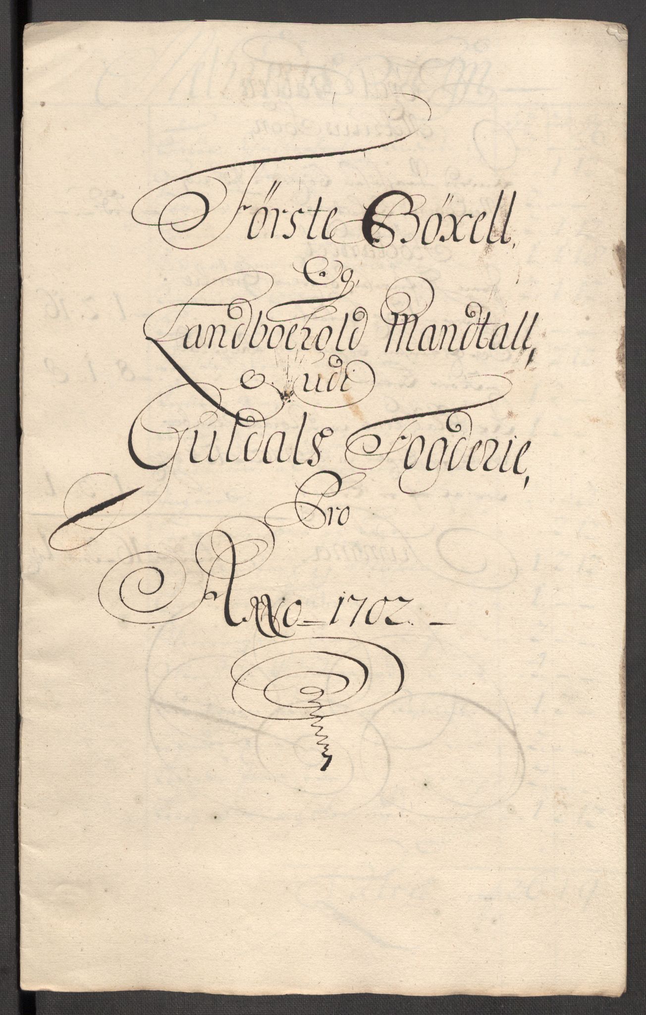 Rentekammeret inntil 1814, Reviderte regnskaper, Fogderegnskap, RA/EA-4092/R60/L3952: Fogderegnskap Orkdal og Gauldal, 1702, p. 305