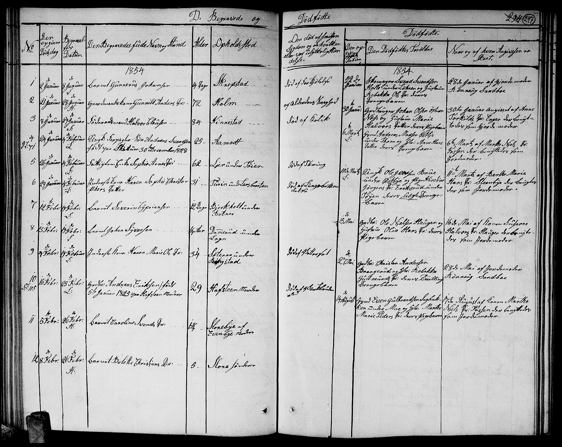 Høland prestekontor Kirkebøker, SAO/A-10346a/G/Ga/L0004: Parish register (copy) no. I 4, 1854-1862, p. 297