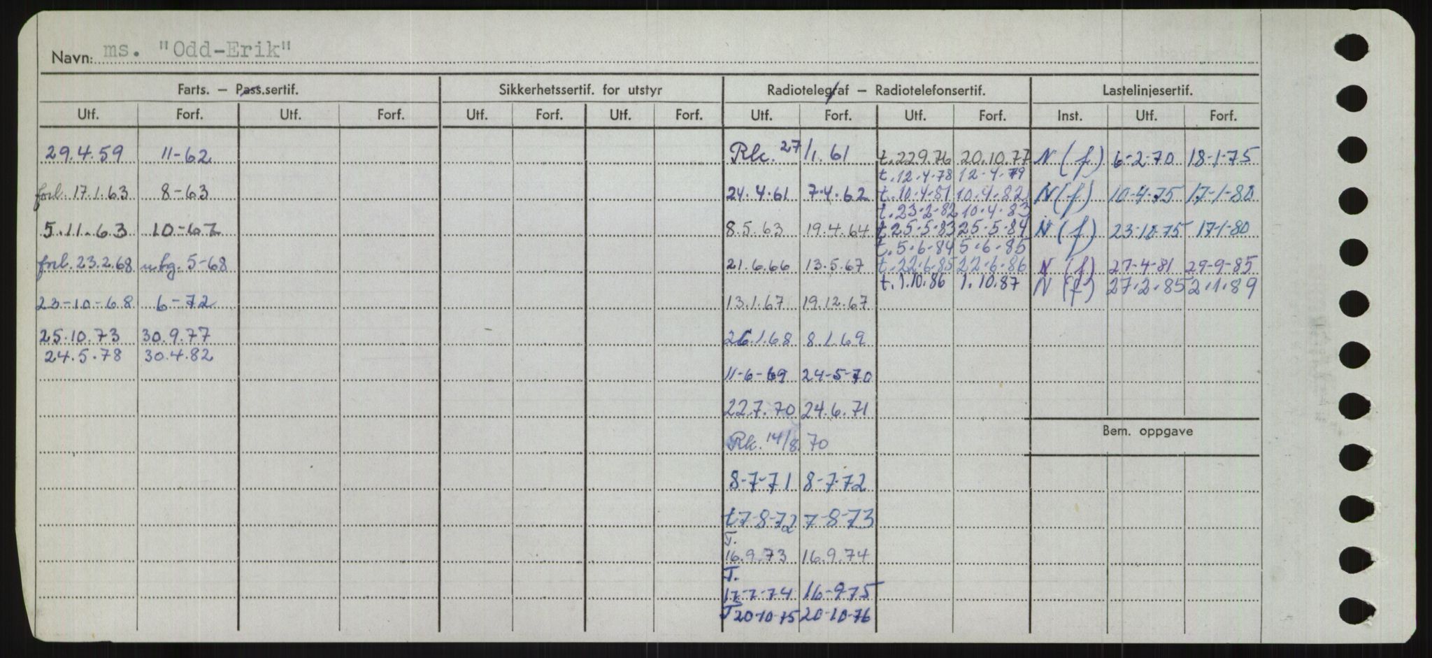 Sjøfartsdirektoratet med forløpere, Skipsmålingen, RA/S-1627/H/Ha/L0004/0001: Fartøy, Mas-R / Fartøy, Mas-Odd, p. 988