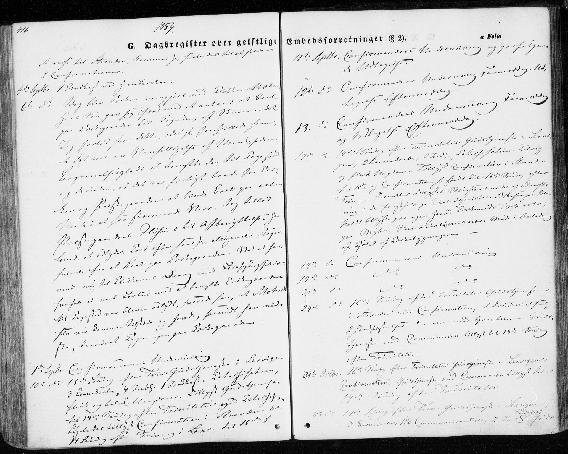 Ministerialprotokoller, klokkerbøker og fødselsregistre - Nord-Trøndelag, SAT/A-1458/701/L0008: Parish register (official) no. 701A08 /1, 1854-1863, p. 416
