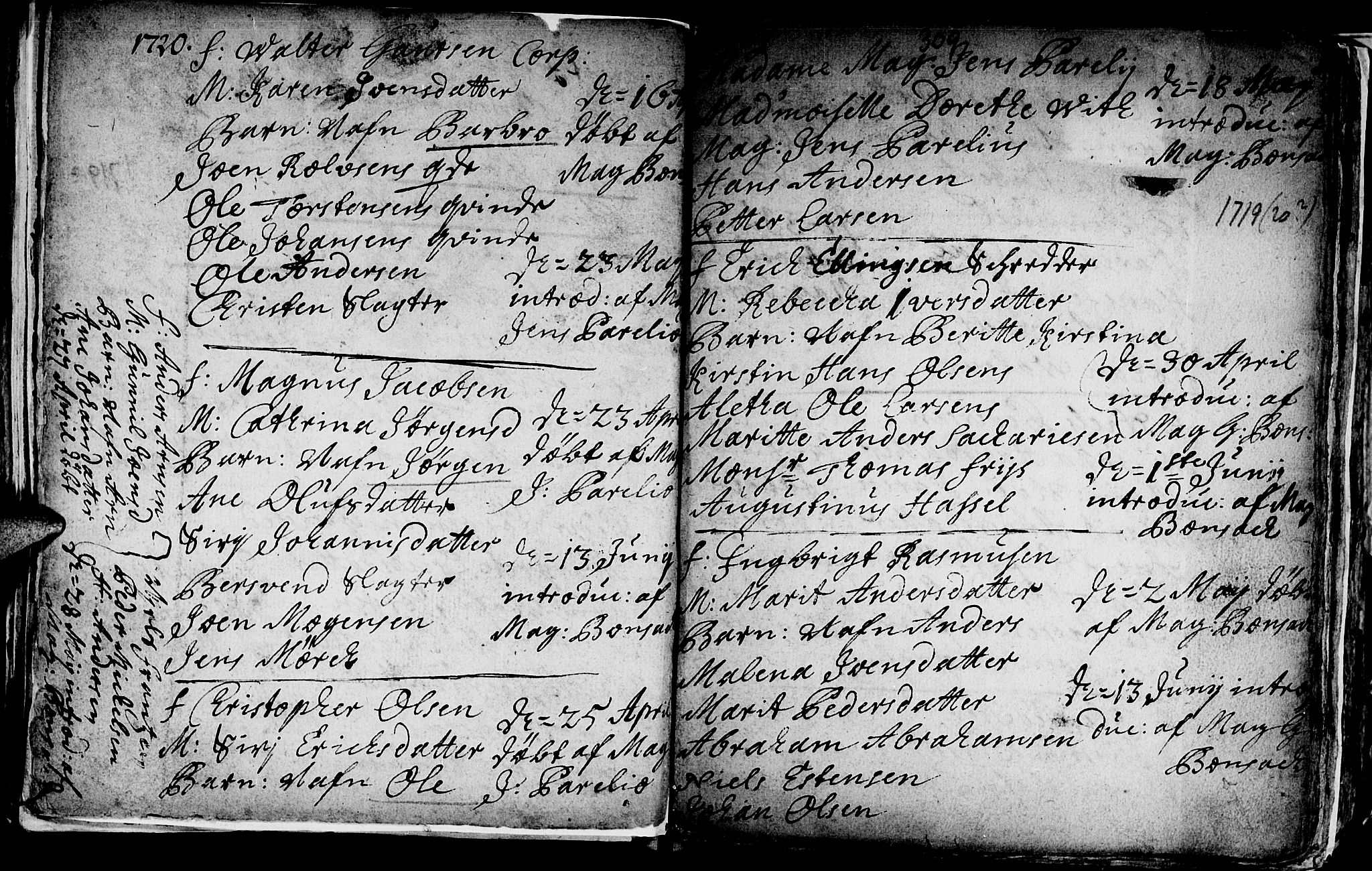 Ministerialprotokoller, klokkerbøker og fødselsregistre - Sør-Trøndelag, SAT/A-1456/601/L0035: Parish register (official) no. 601A03, 1713-1728, p. 309