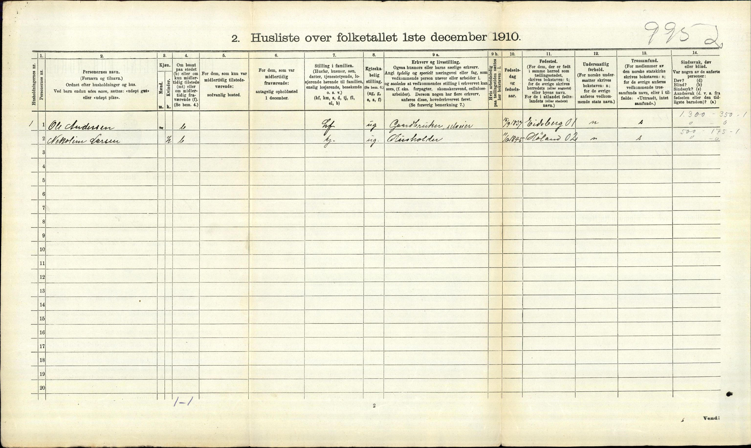 RA, 1910 census for Askim, 1910, p. 972