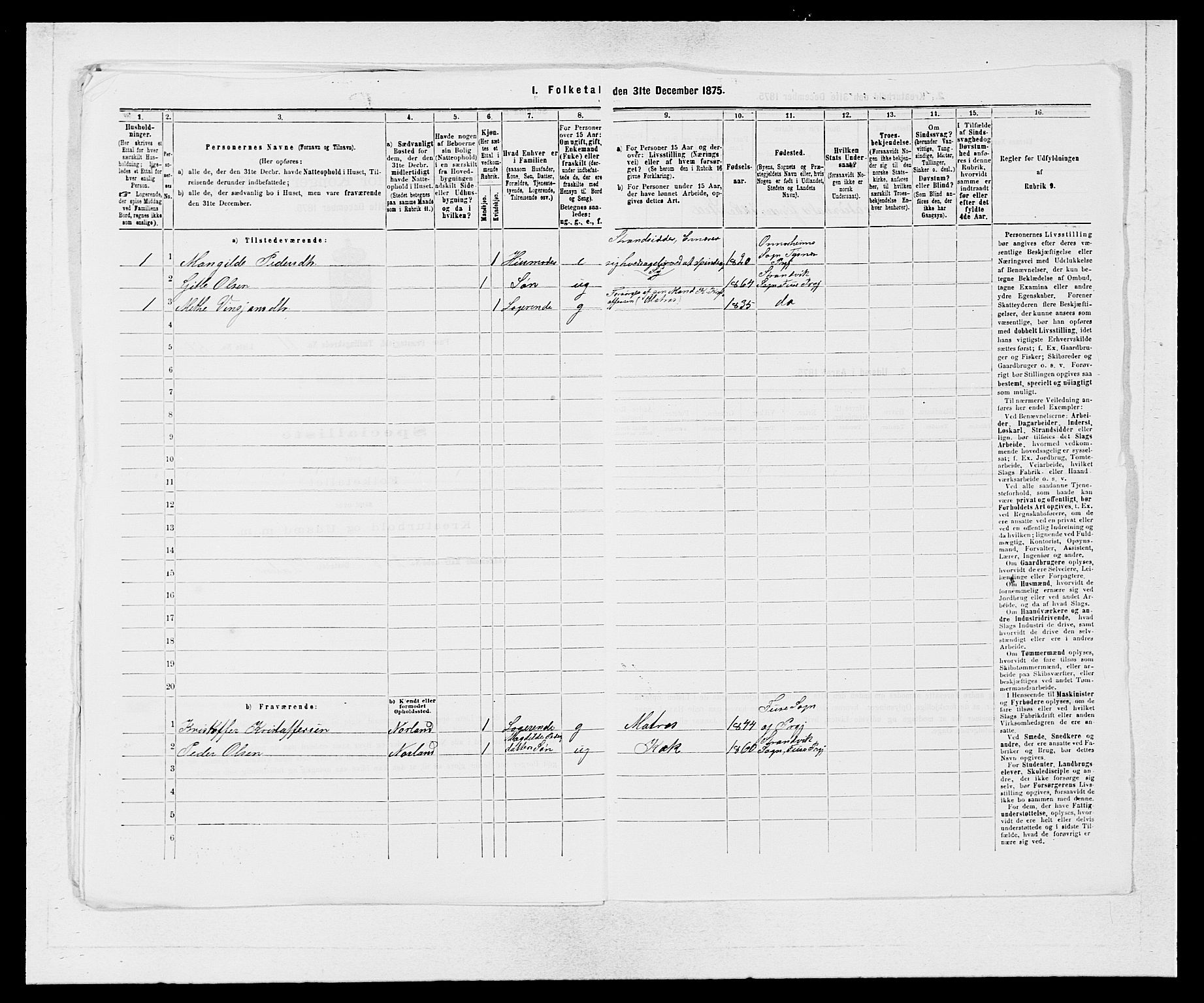 SAB, 1875 census for 1241P Fusa, 1875, p. 873
