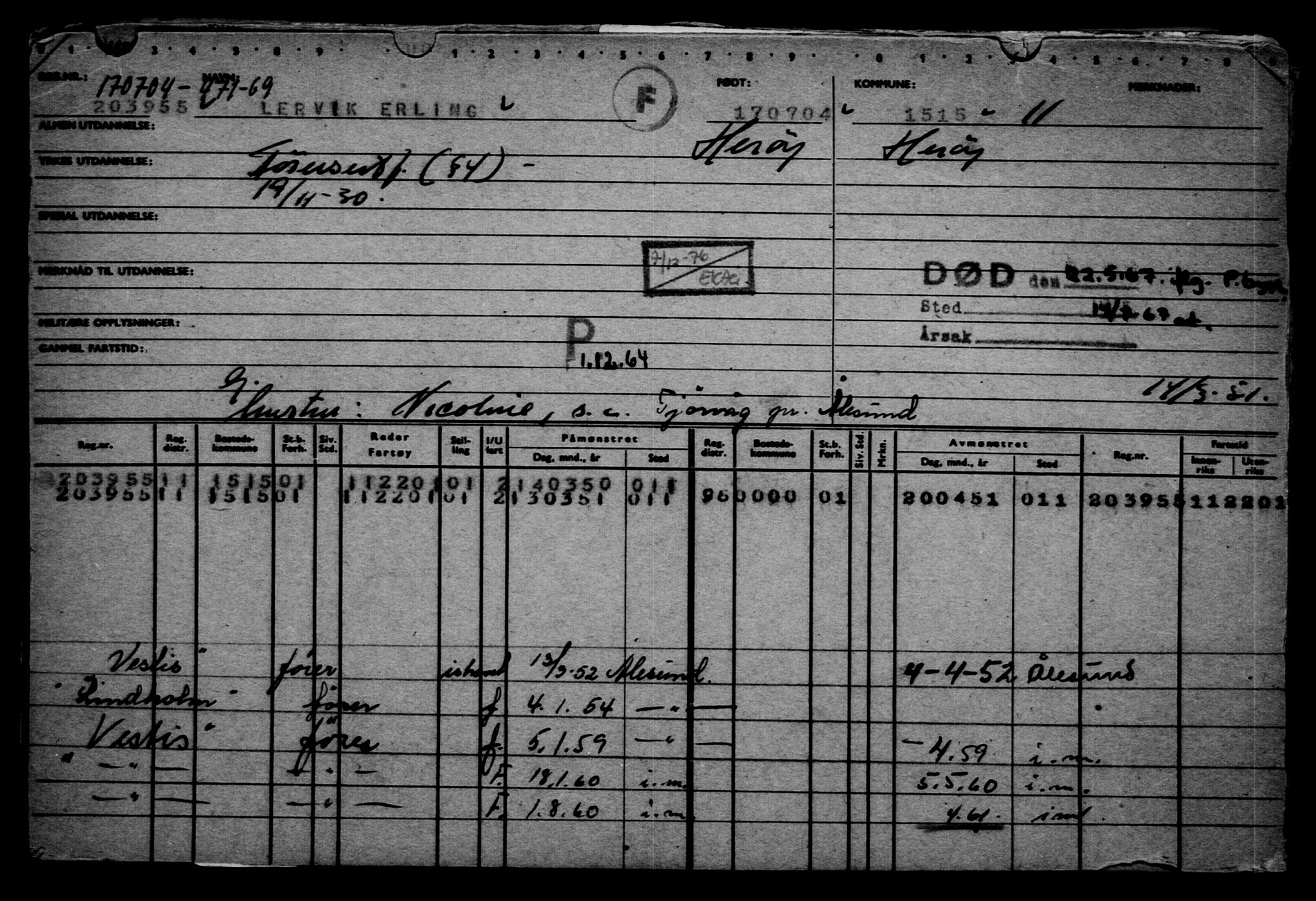 Direktoratet for sjømenn, AV/RA-S-3545/G/Gb/L0054: Hovedkort, 1904, p. 475