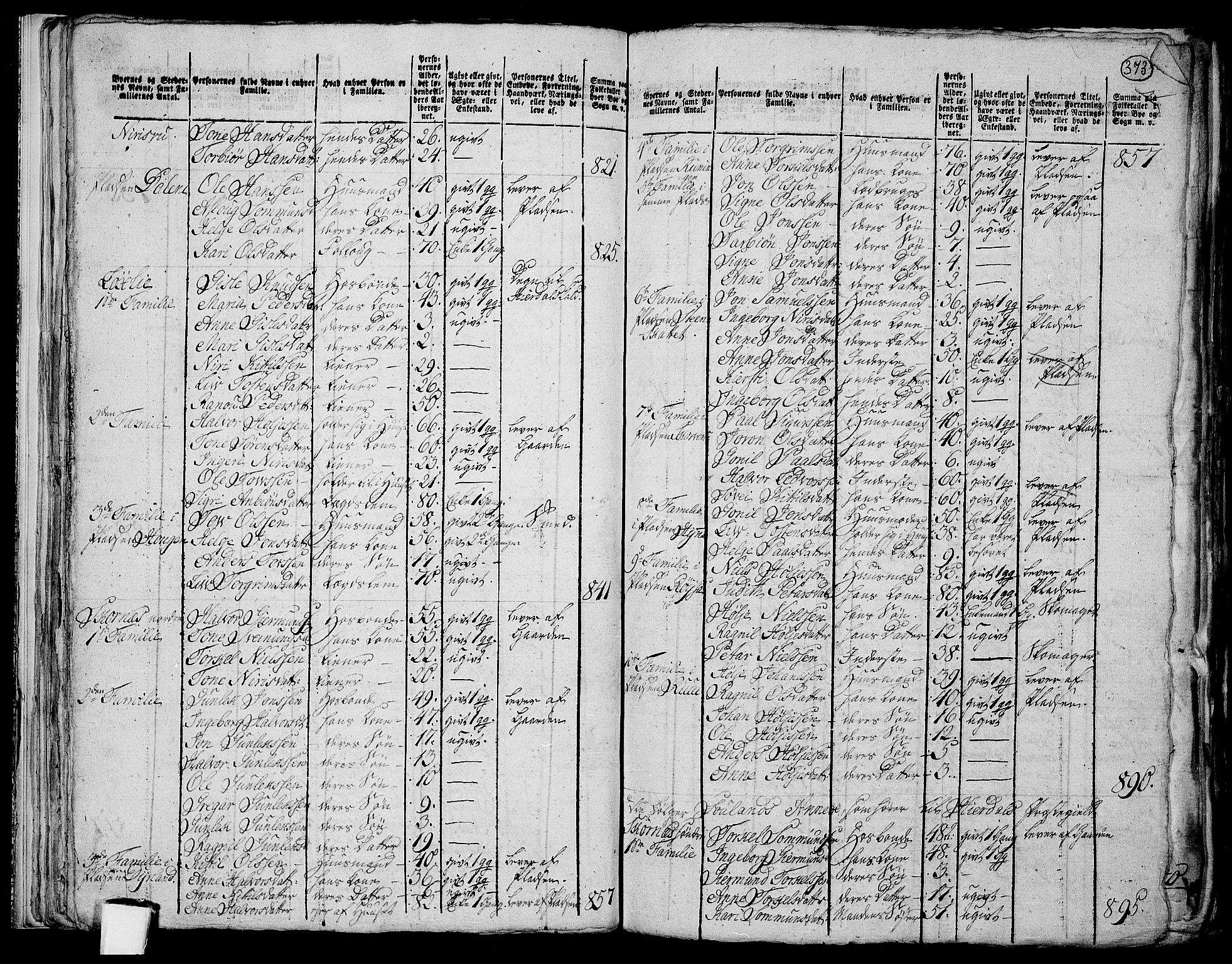 RA, 1801 census for 0827P Hjartdal, 1801, p. 372b-373a