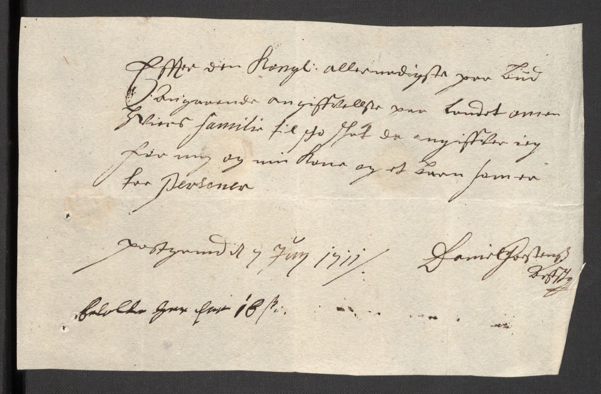 Rentekammeret inntil 1814, Reviderte regnskaper, Fogderegnskap, AV/RA-EA-4092/R36/L2121: Fogderegnskap Øvre og Nedre Telemark og Bamble, 1711, p. 583