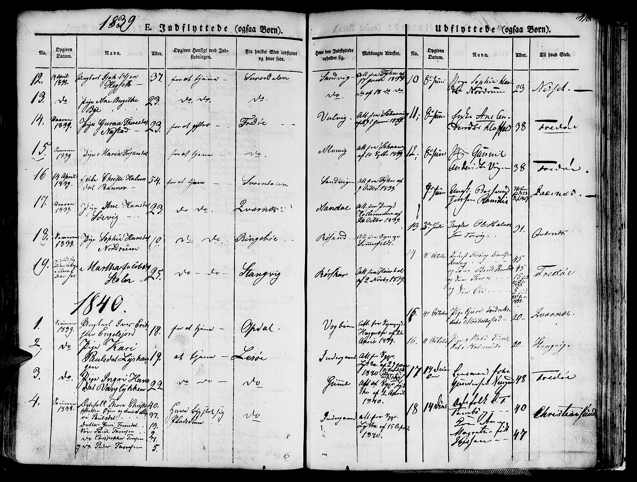 Ministerialprotokoller, klokkerbøker og fødselsregistre - Møre og Romsdal, AV/SAT-A-1454/586/L0983: Parish register (official) no. 586A09, 1829-1843, p. 413