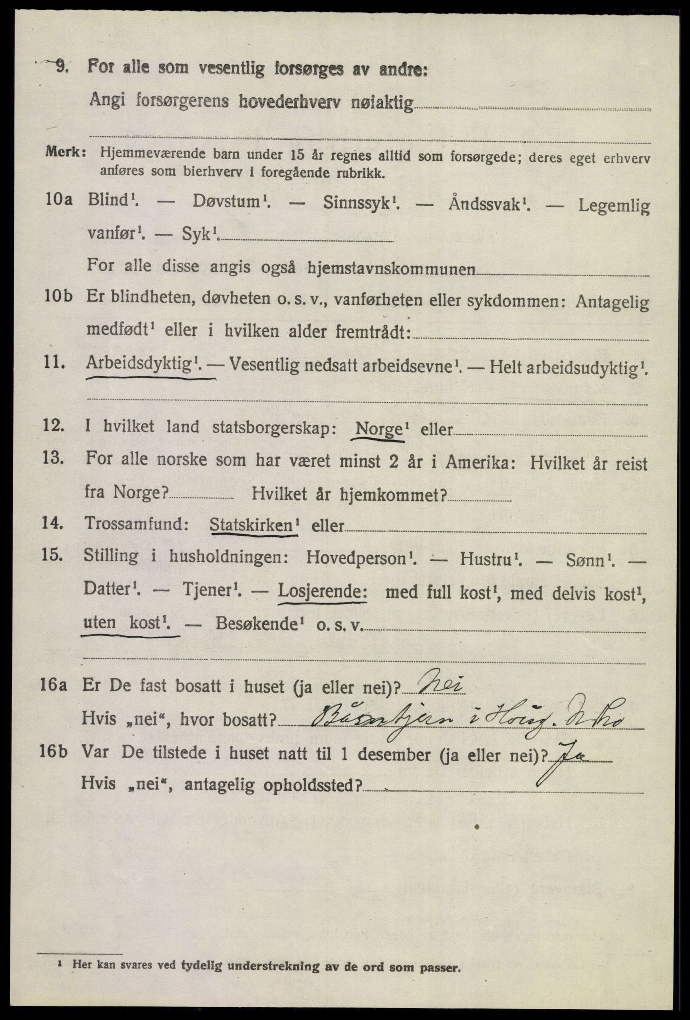 SAKO, 1920 census for Norderhov, 1920, p. 3855