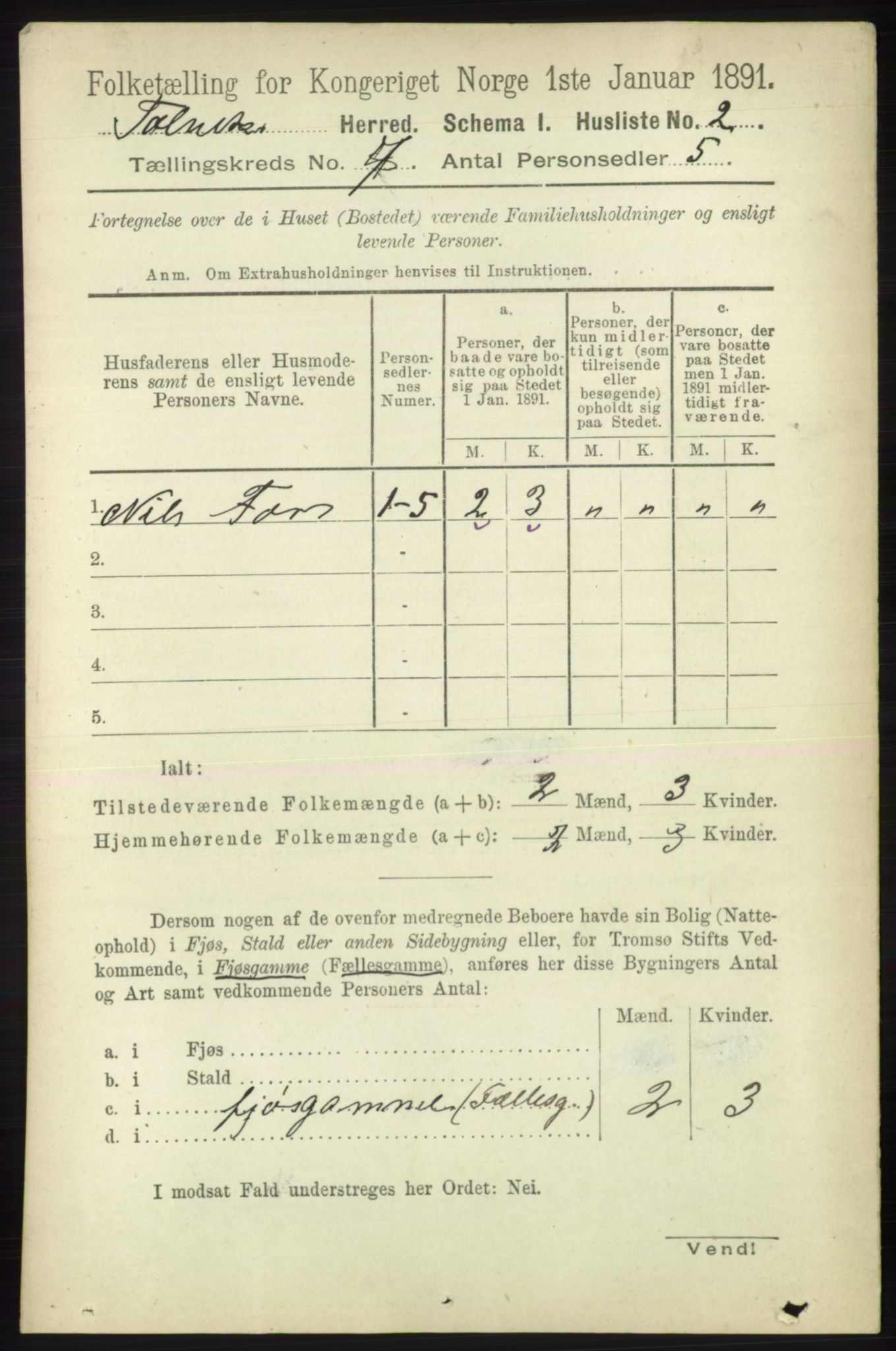 RA, 1891 census for 2013 Talvik, 1891, p. 1963