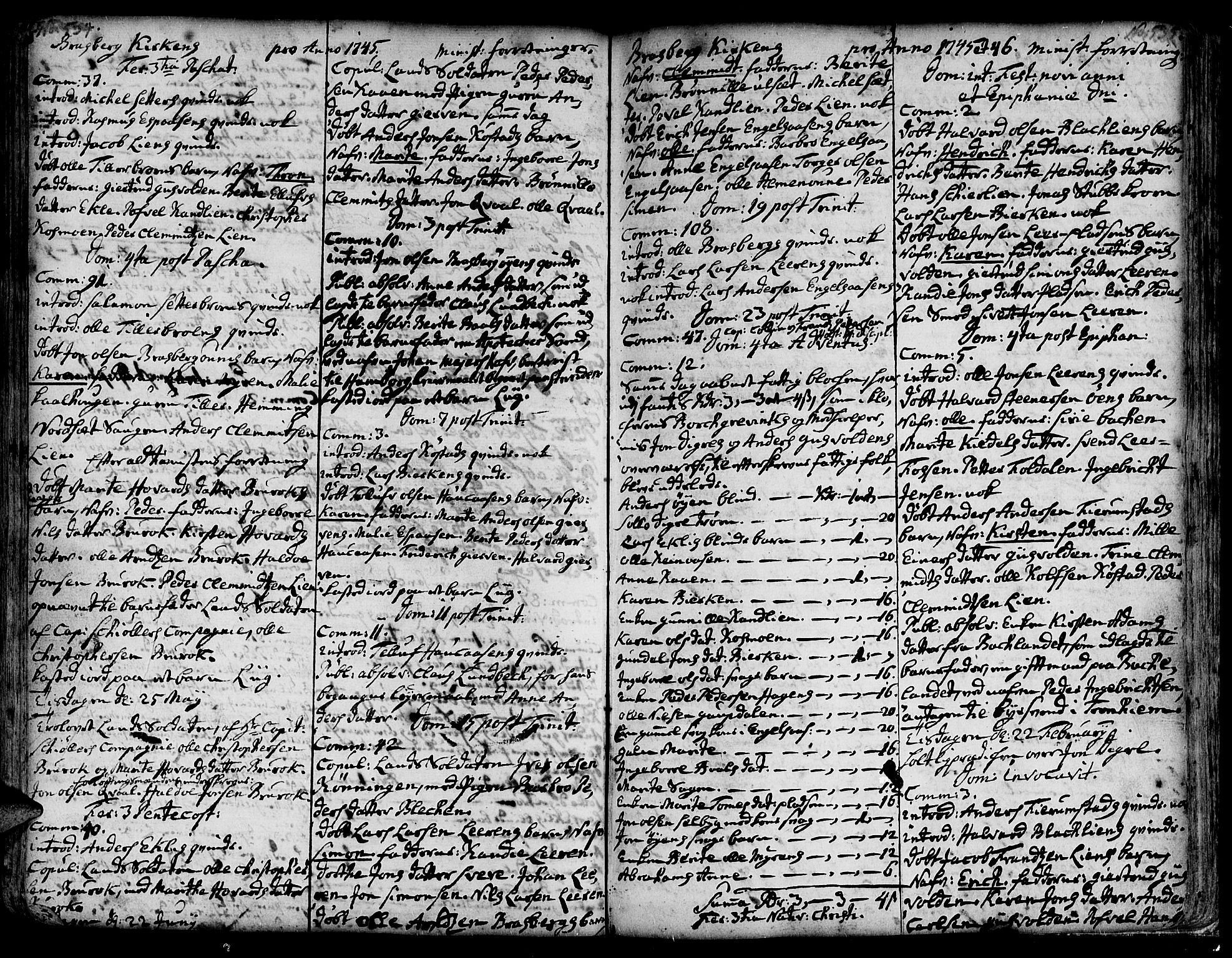 Ministerialprotokoller, klokkerbøker og fødselsregistre - Sør-Trøndelag, SAT/A-1456/606/L0278: Parish register (official) no. 606A01 /4, 1727-1780, p. 534-535