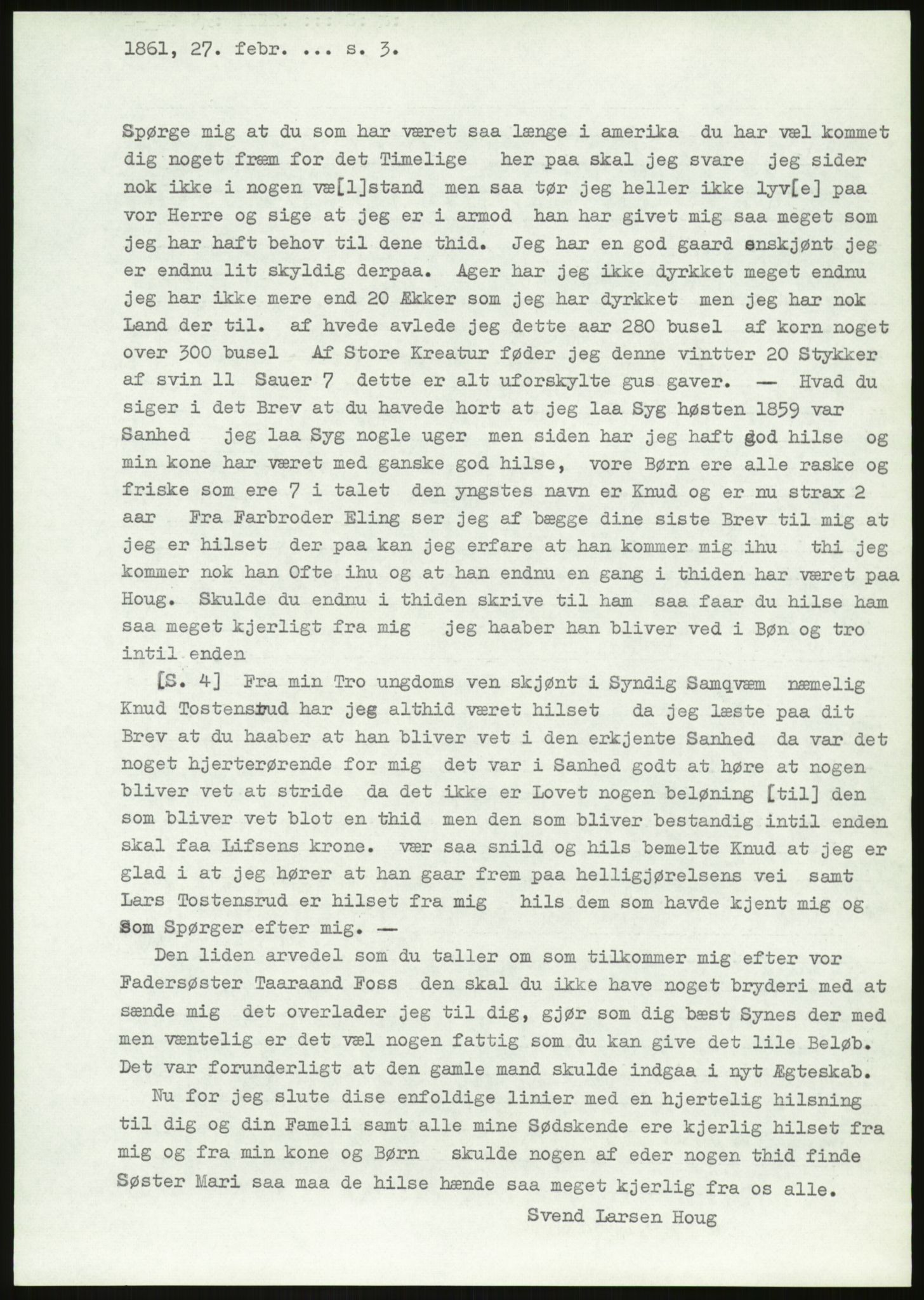 Samlinger til kildeutgivelse, Amerikabrevene, AV/RA-EA-4057/F/L0019: Innlån fra Buskerud: Fonnem - Kristoffersen, 1838-1914, p. 69